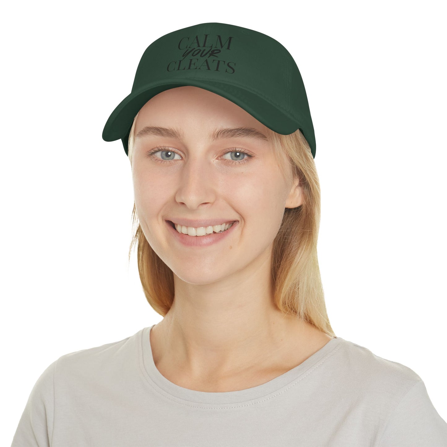 Calm Your Cleats, Casual Sports Hat, Soccer Gift, Relaxed Fit Cap, Vintage Style Cap, Gift for Him/Her