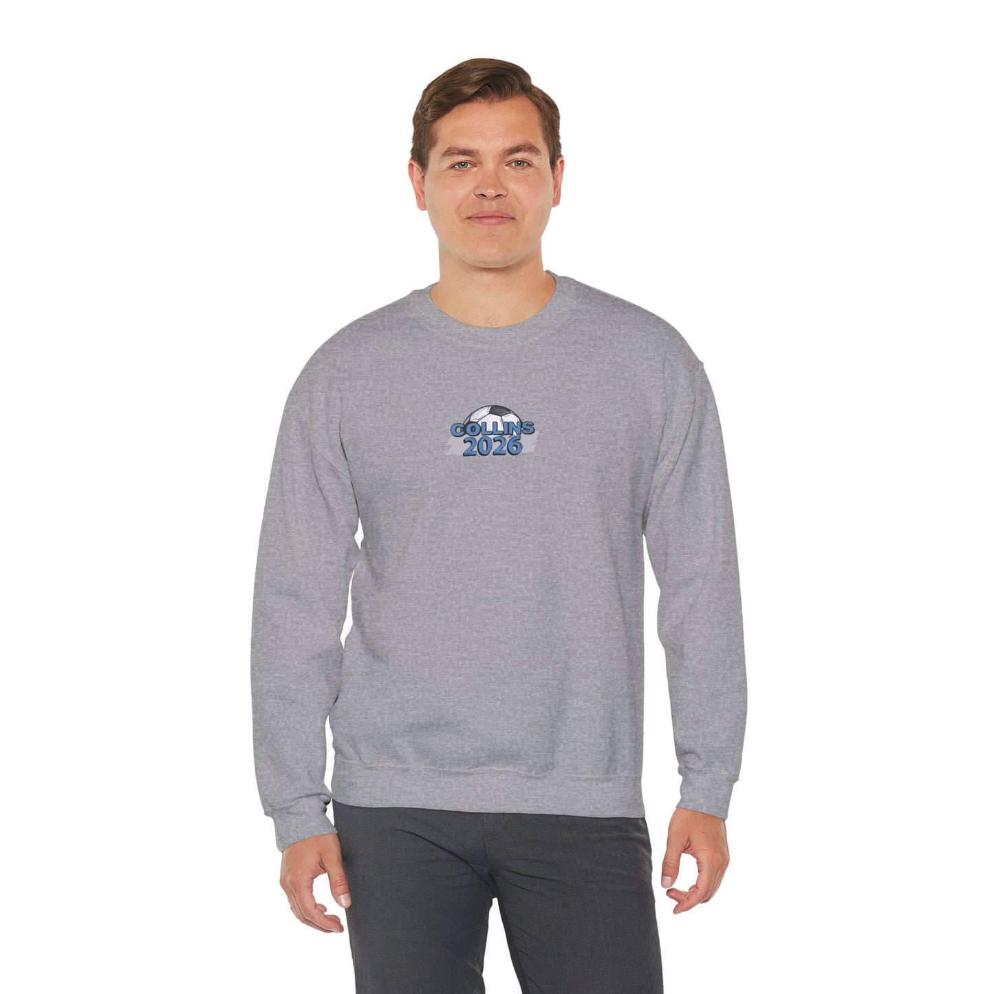 Collins Soccer Seniors Crewneck Sweatshirt, Class of 2026, High School Soccer