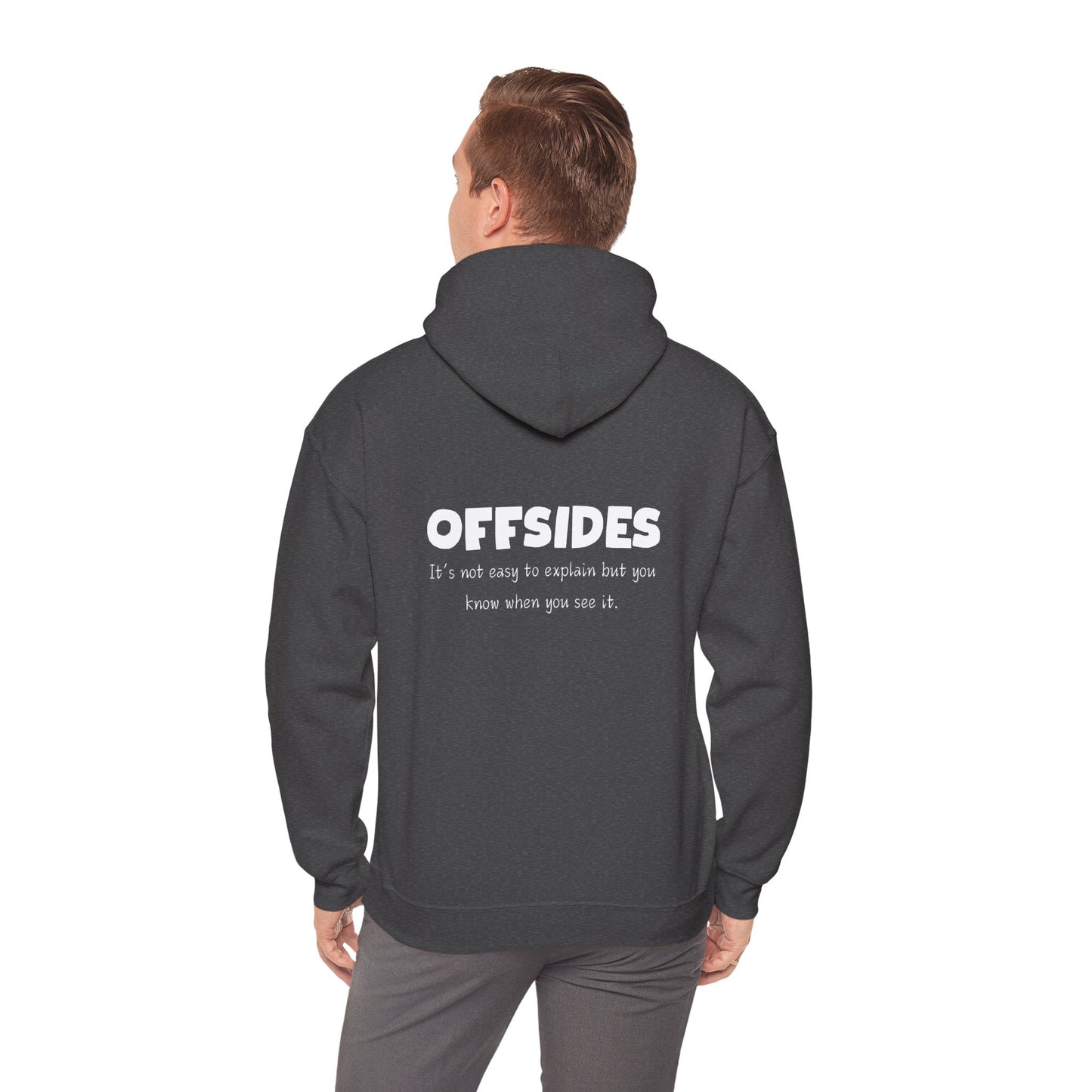 Offsides Hoodie - Cozy Unisex Pullover Sweatshirt, Perfect Gift for Soccer Lovers, Casual Wear, Unique Statement Hoodie