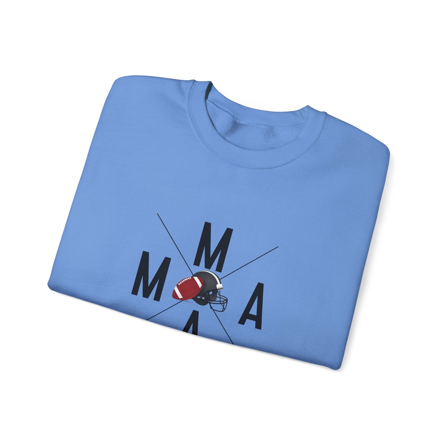 Stylish MAMA Crewneck Sweatshirt, Unisex Sweatshirt, Casual Wear, Football Season, Gift for Moms, Sports Sweatshirt, Fitness Clothing