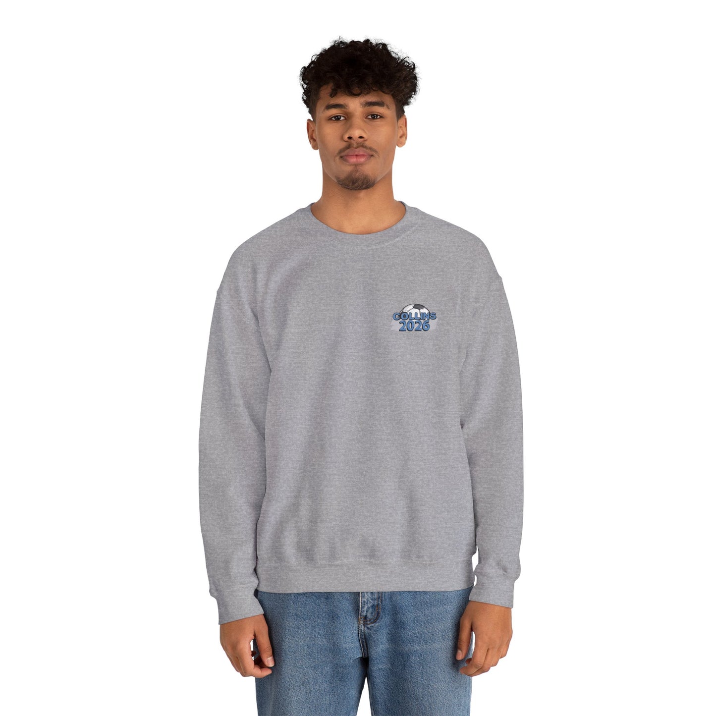 Collins Soccer Seniors Crewneck Sweatshirt (Option 2), Class of 2026, High School Soccer