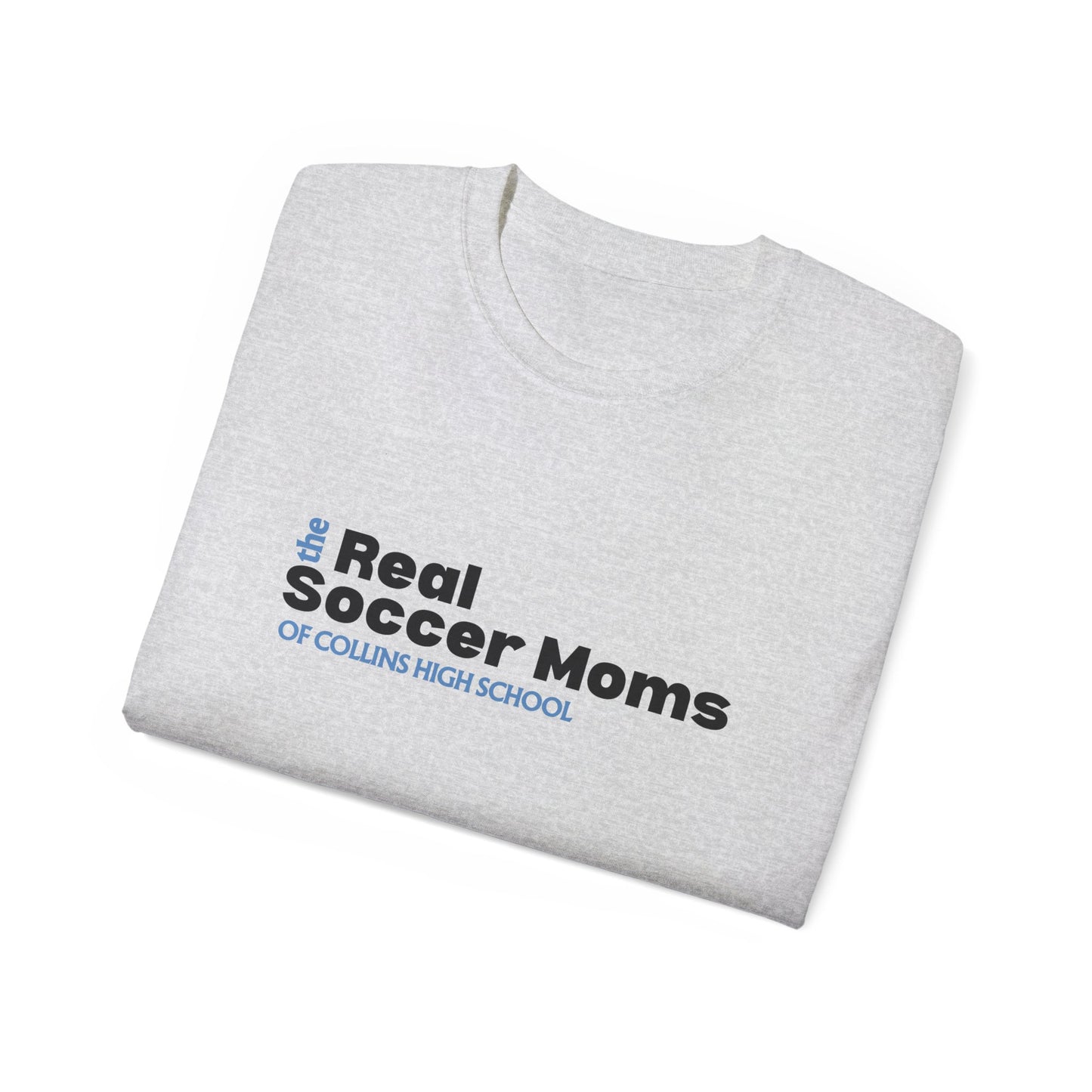 Real Soccer Moms Tee, Gift for Soccer Moms, Casual T-Shirt, Game Day Essentials, Team Spirit Wear