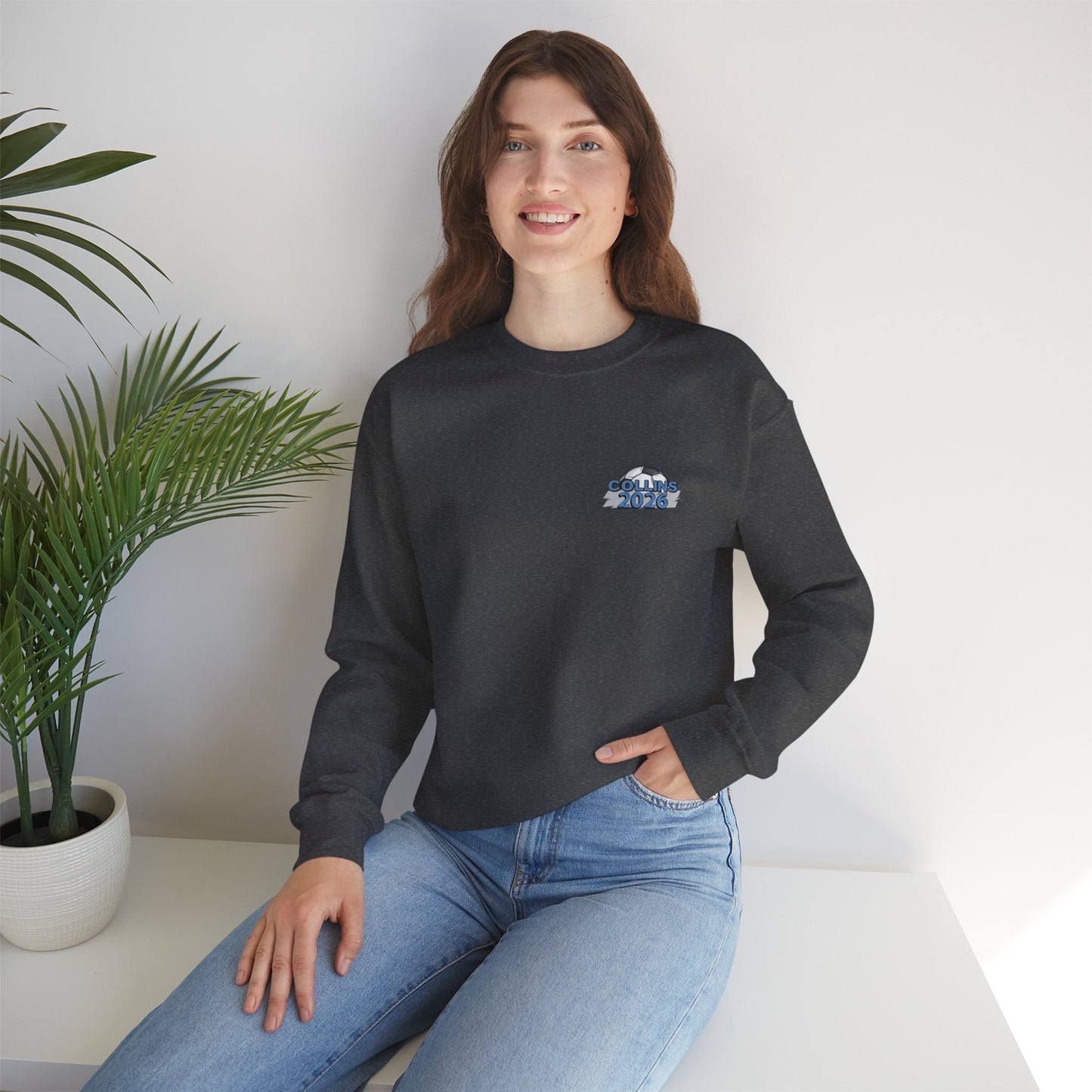 Collins Soccer Seniors Crewneck Sweatshirt (Option 2), Class of 2026, High School Soccer
