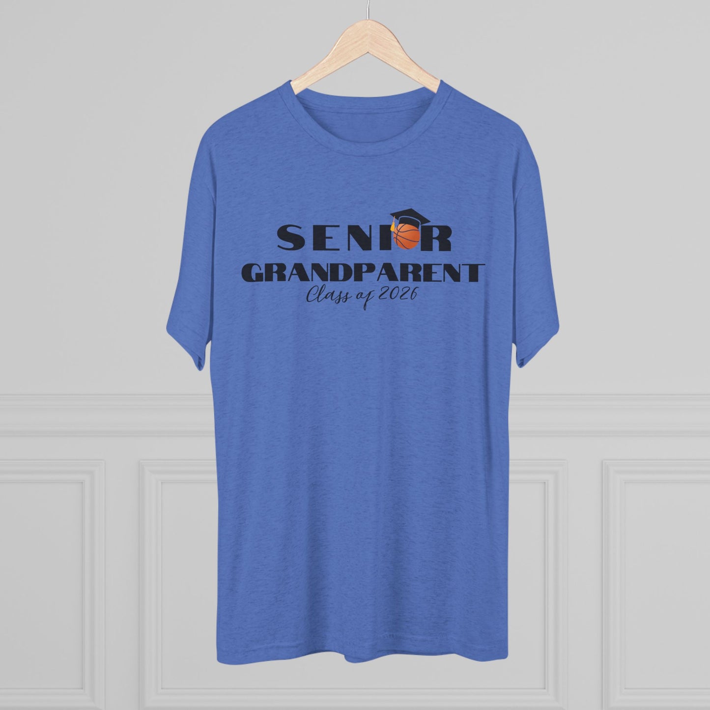 Senior Basketball Grandparent Crew Tee, Graduation, Unisex Shirt, Class of 2026 Apparel