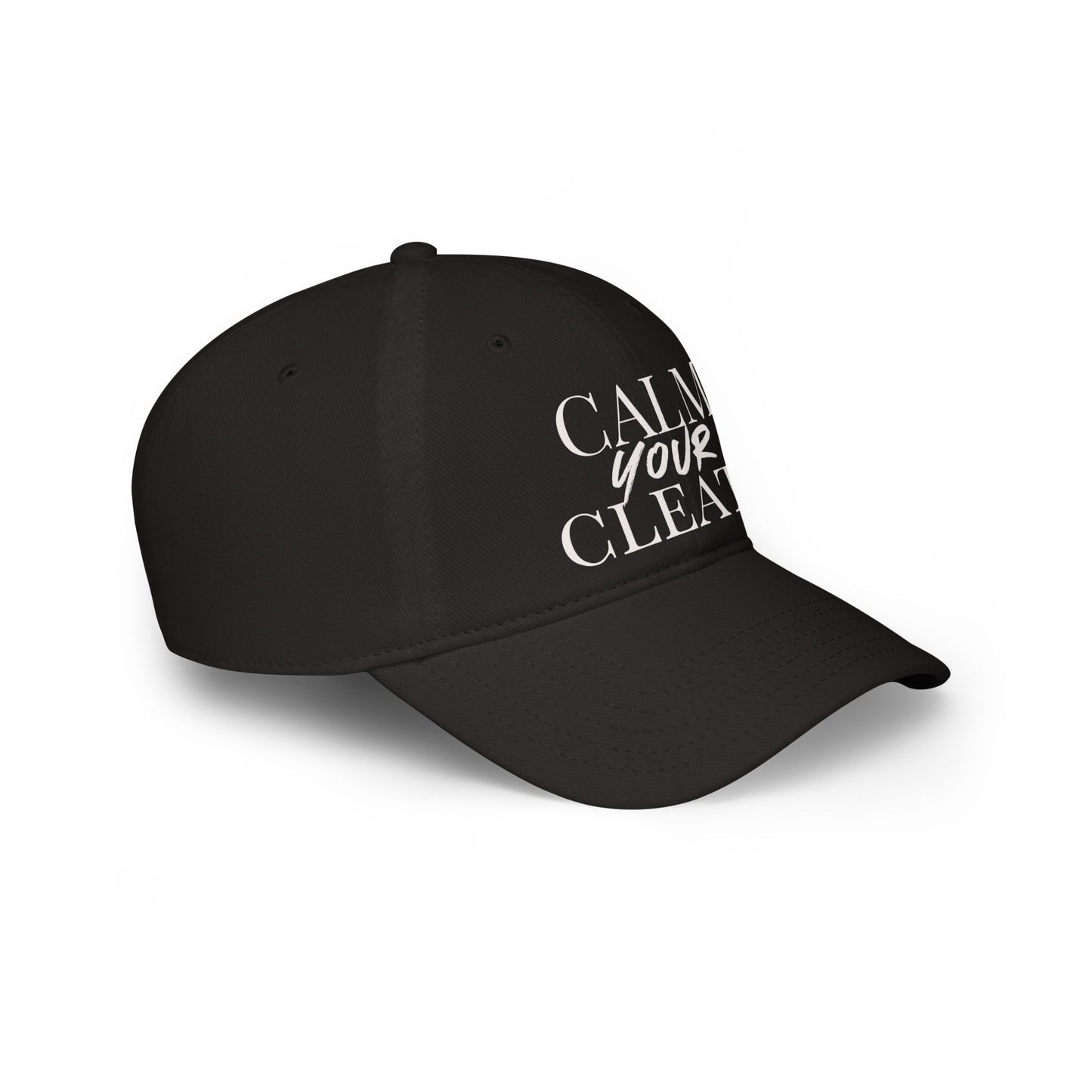 Calm Your Cleats, Casual Sports Hat, Soccer Gift, Relaxed Fit Cap, Vintage Style Cap, Gift for Him/Her