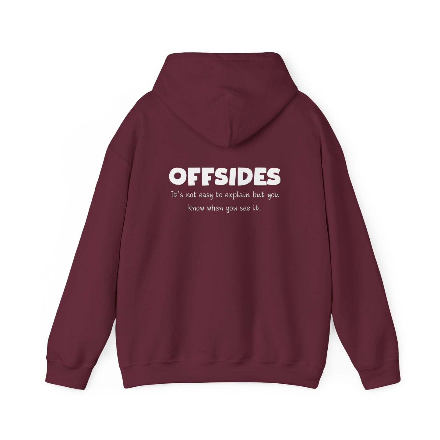 Offsides Hoodie - Cozy Unisex Pullover Sweatshirt, Perfect Gift for Soccer Lovers, Casual Wear, Unique Statement Hoodie