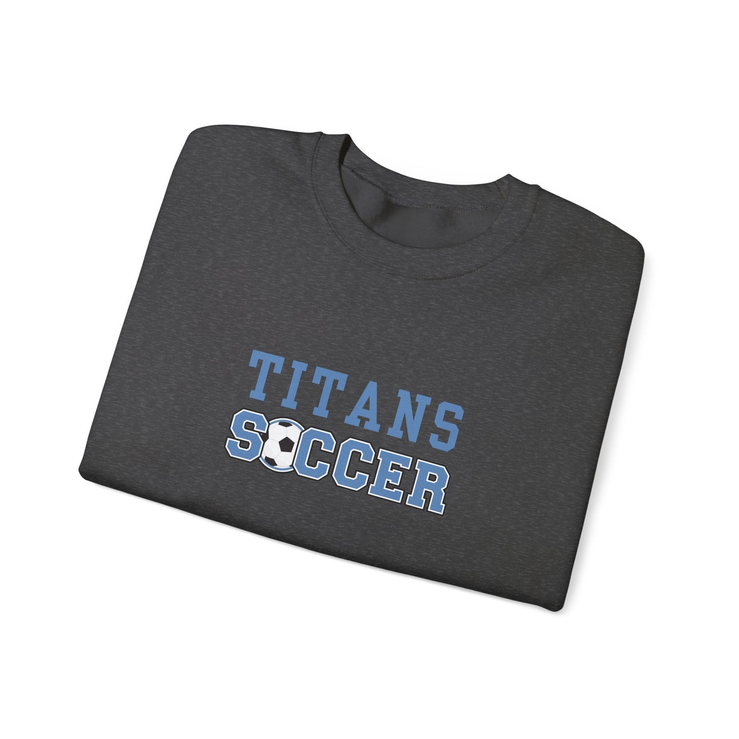 Titans Soccer Crewneck Sweatshirt, Ideal for Parents & Fans, Collins High School Soccer