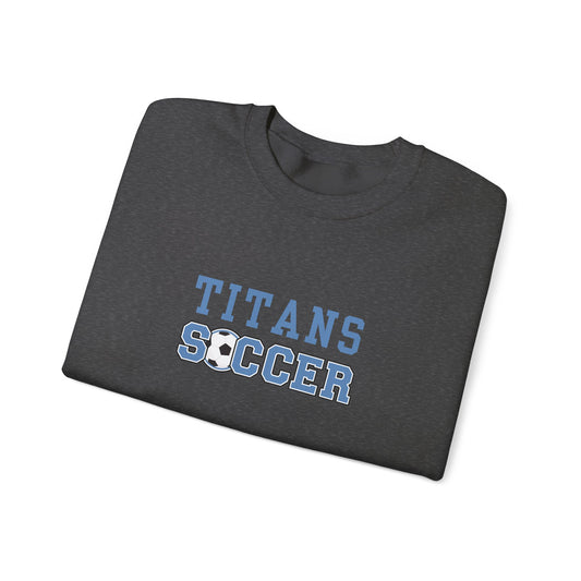 Titans Soccer Crewneck Sweatshirt, Ideal for Parents & Fans, Collins High School Soccer