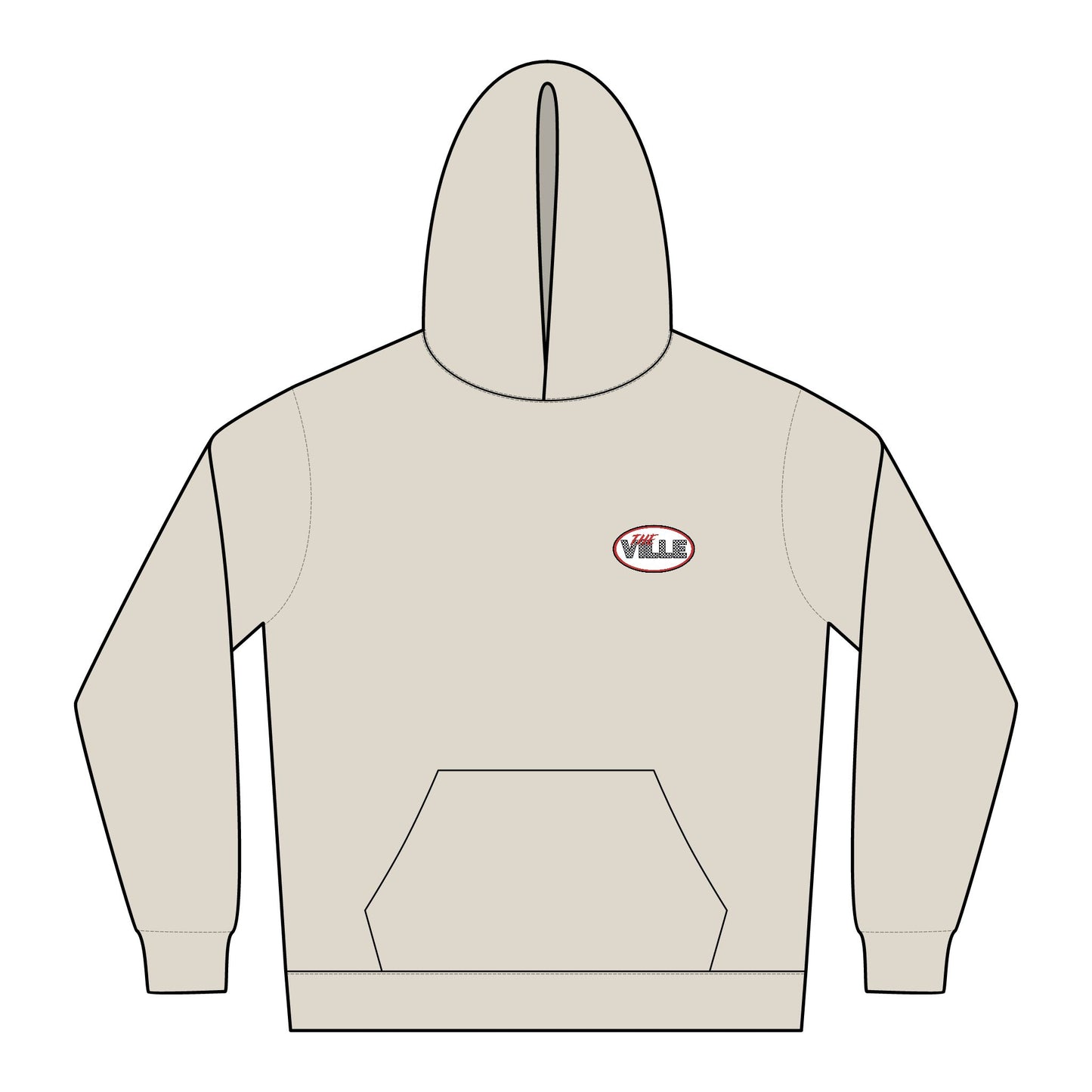The Ville Relaxed Hoodie for Everyday Comfort- Louisville Game Day