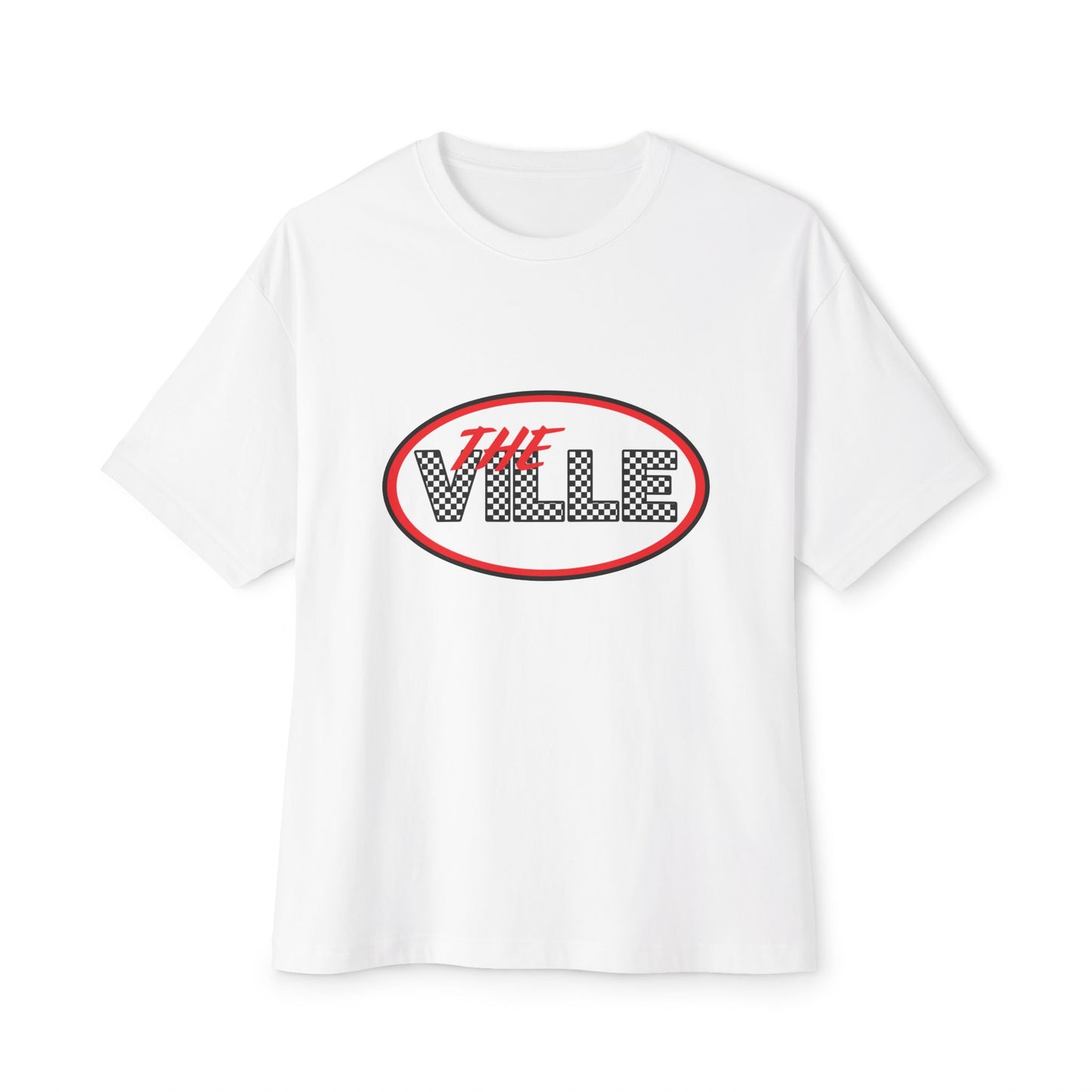 Casual Graphic Tee – The Ville Design, Cozy Oversized Fit