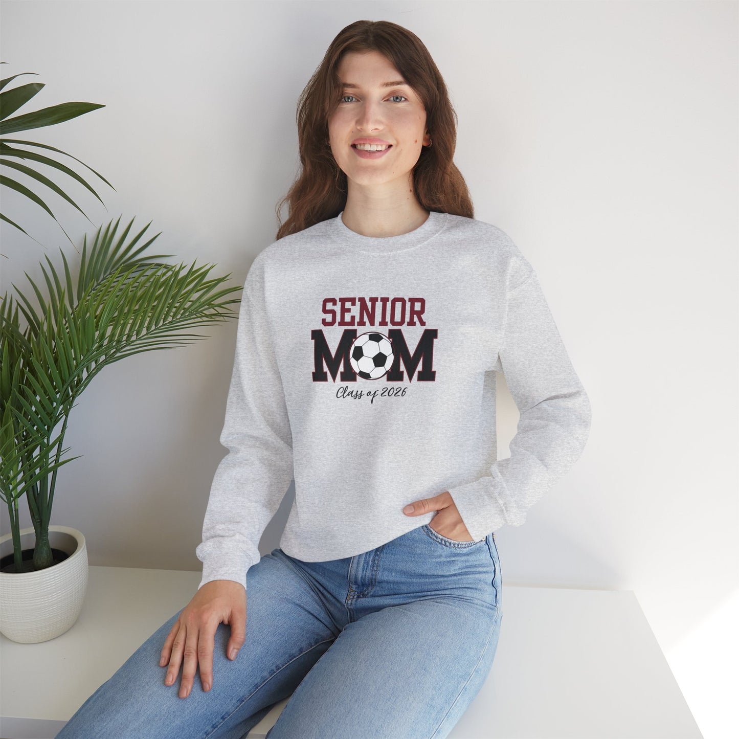 Senior Mom Soccer Sweatshirt, Ballard HS, Senior Soccer Mom