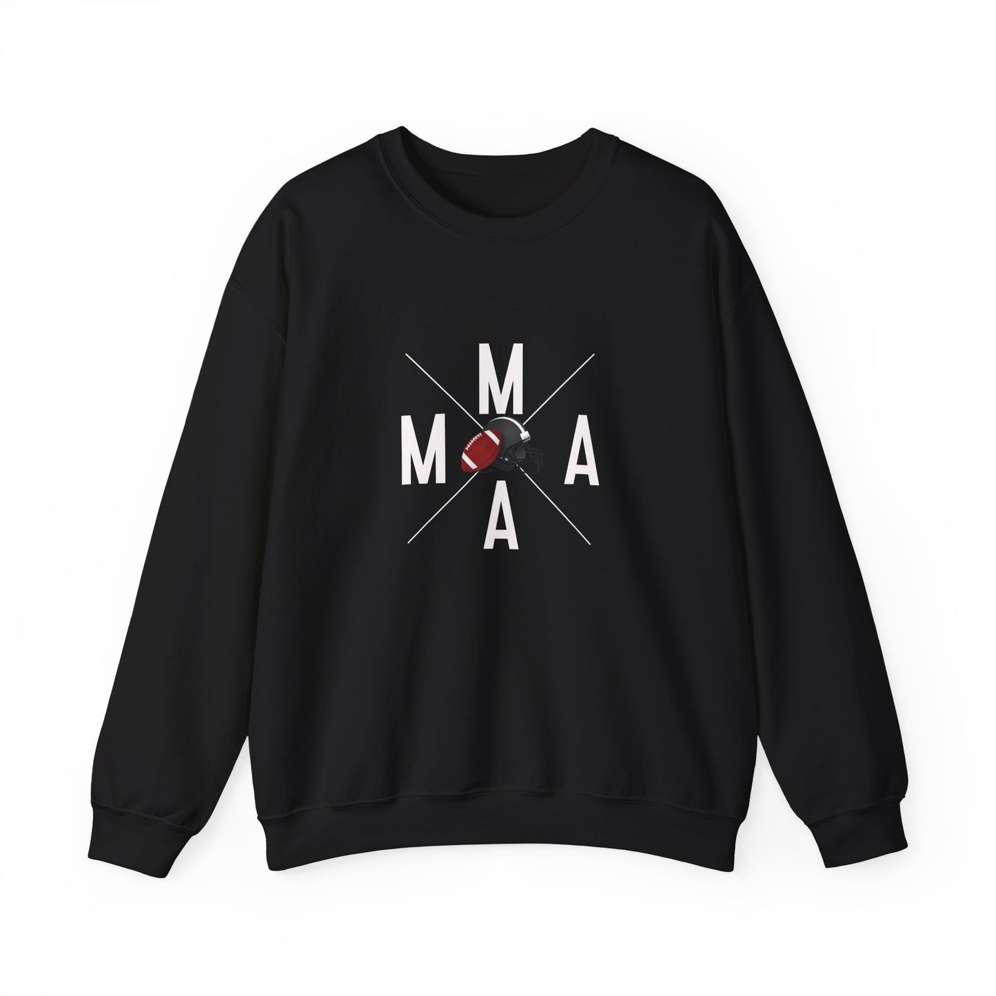 Stylish MAMA Crewneck Sweatshirt, Unisex Sweatshirt, Casual Wear, Football Season, Gift for Moms, Sports Sweatshirt, Fitness Clothing