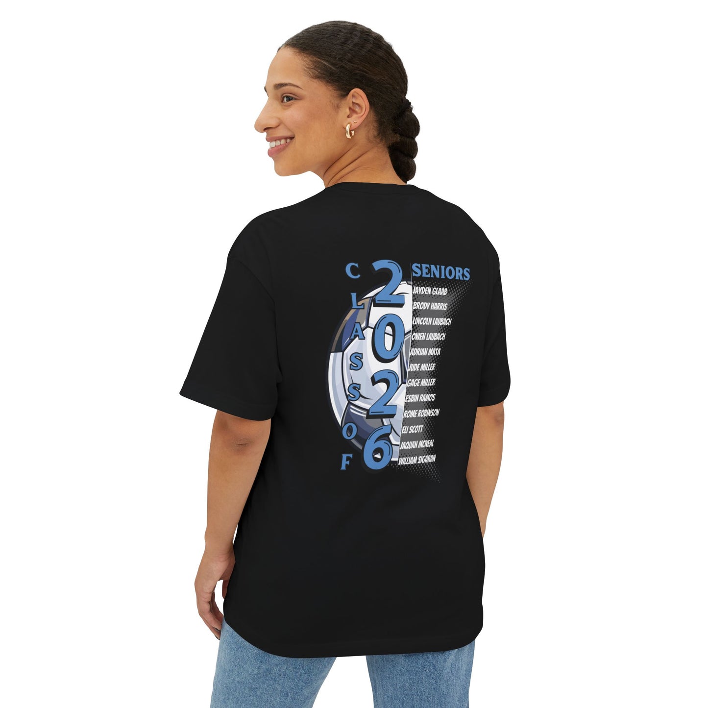 Collins Soccer Seniors Tee (Option 2), Class of 2026, Senior Players
