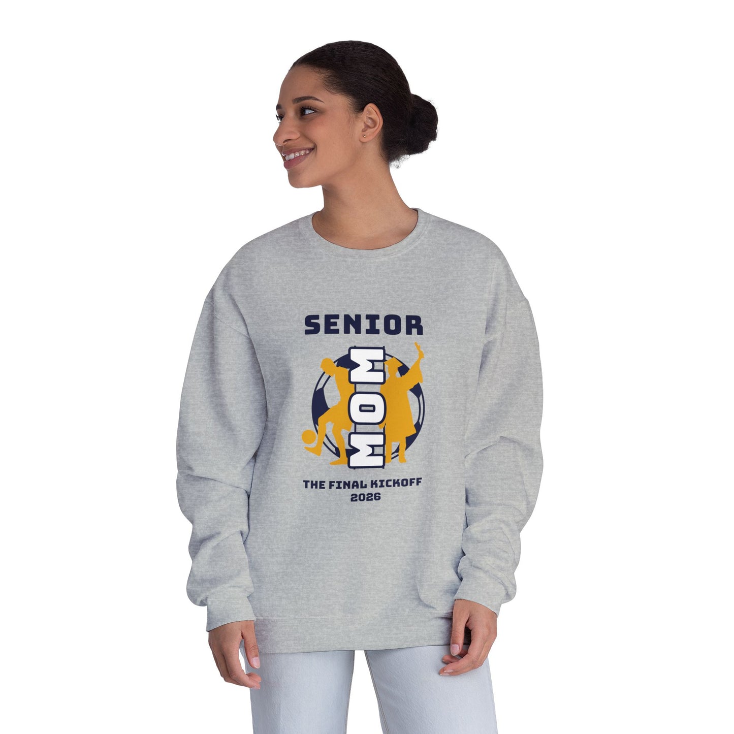 Final Kickoff Soccer Mom Crewneck Sweatshirt, School Spirit Apparel, Perfect for Game Day, Casual Comfort Wear