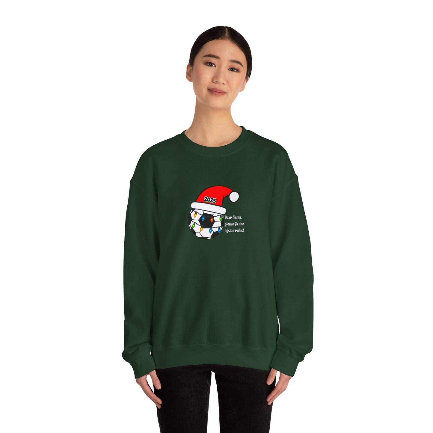 Soccer Ball Holiday Crewneck Sweatshirt – Fix Offsides