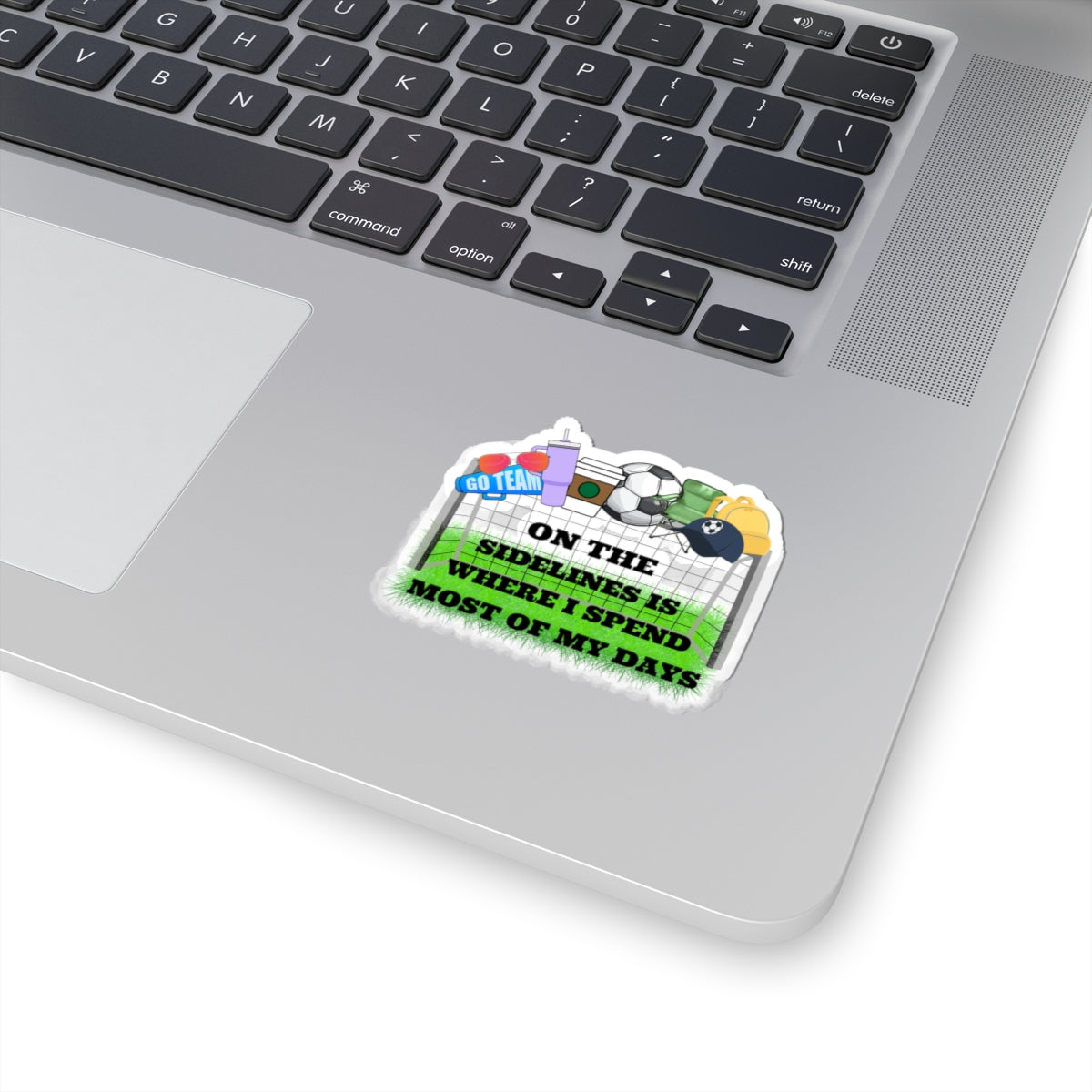 Sideline Supporter Sticker: Perfect for Soccer Parents, Cheer on Game Day, Fun Gift for Coaches, Laptop Decor, Unique Sports Souvenirs