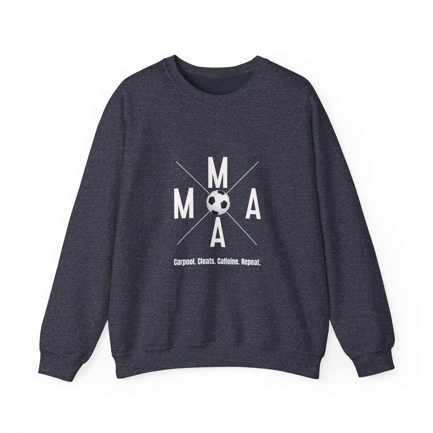 SOCCER MAMA Crewneck Sweatshirt, Sports Apparel, Gift for Soccer Moms, Casual Wear, Soccer Player Sweatshirt