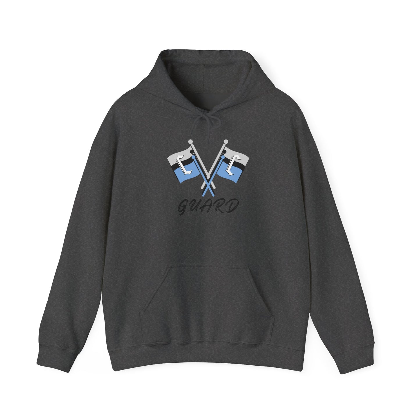 Collins Color Guard Hoodie, Unisex Heavy Blend Sweatshirt, Sports Gear, Hooded Sweatshirt, Team Apparel