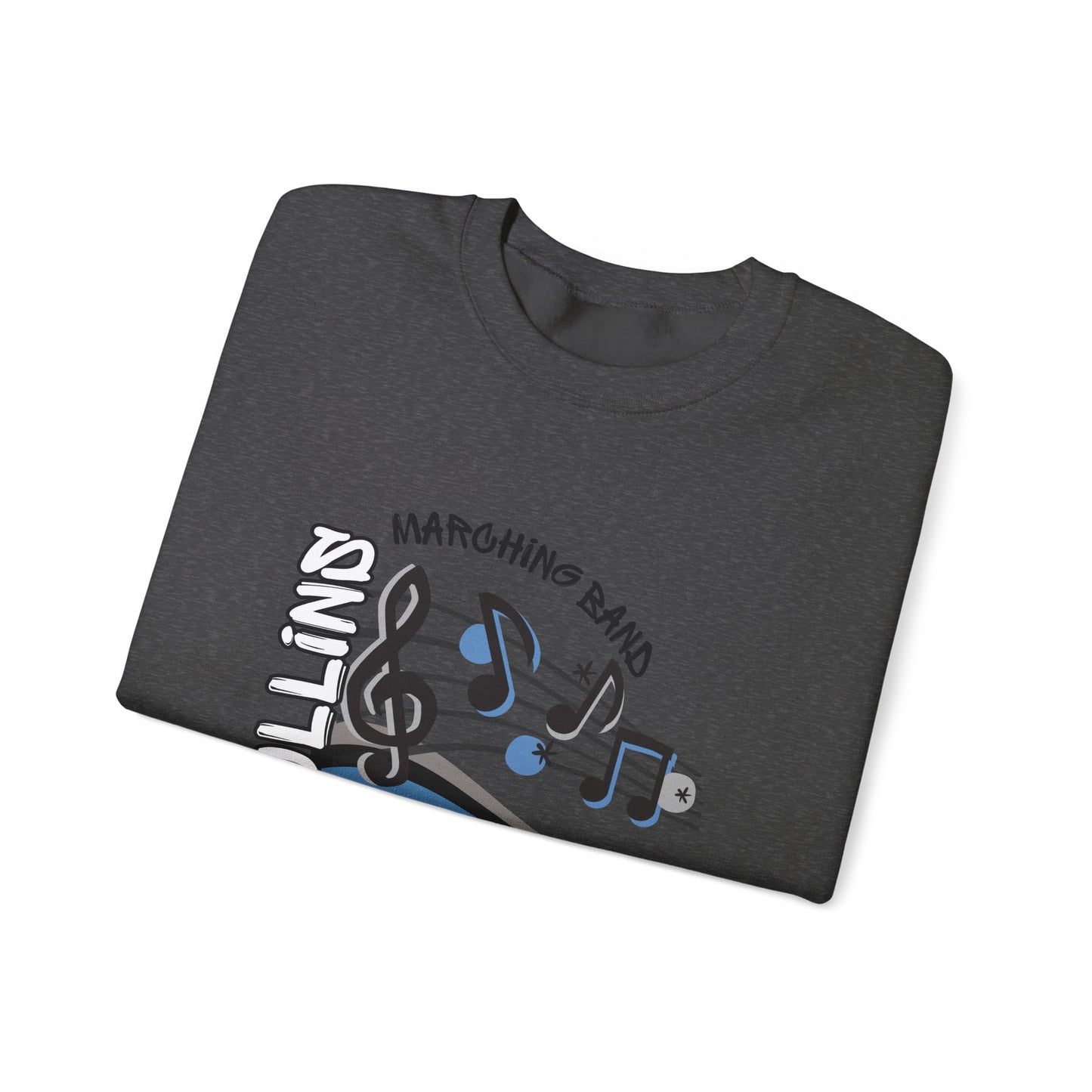 Custom Marching Band Crewneck Sweatshirt - Apparel for Band Events, School Spirit Wear