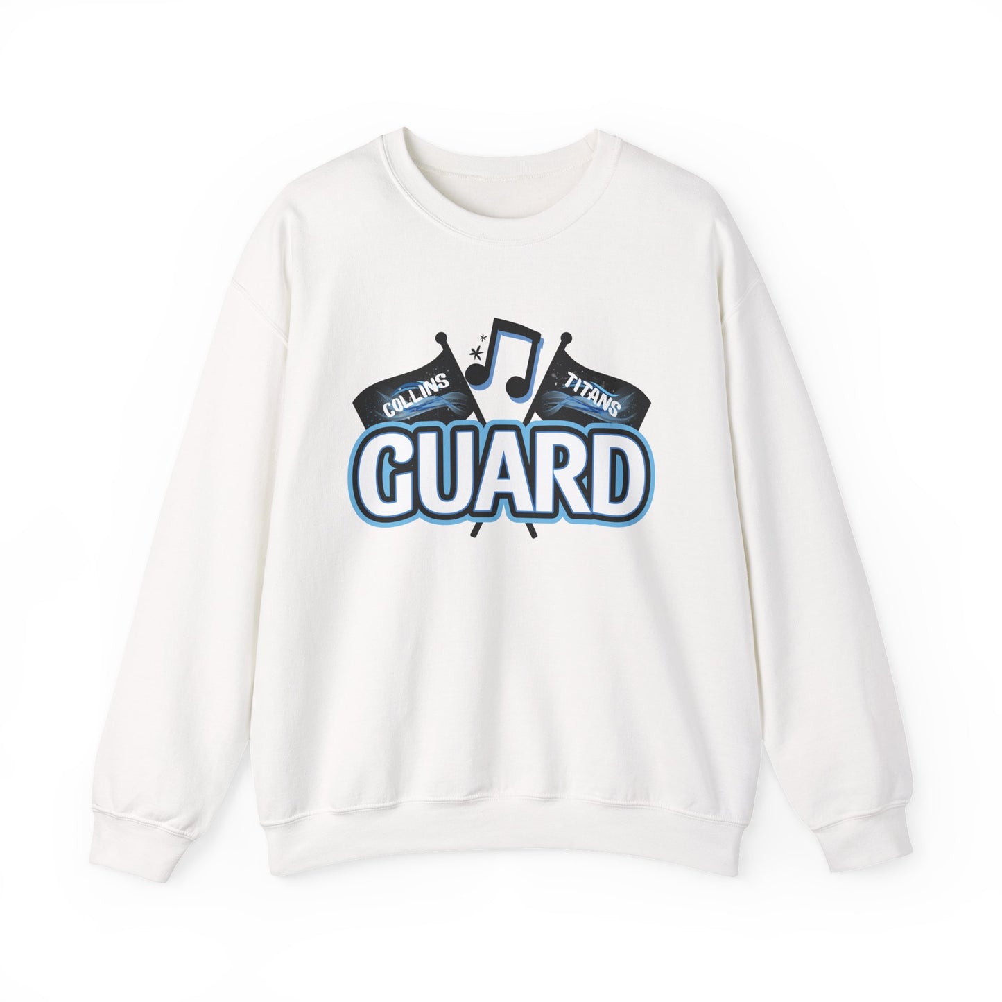 Color Guard Crewneck Sweatshirt - Perfect for Marching Band- Collins High School