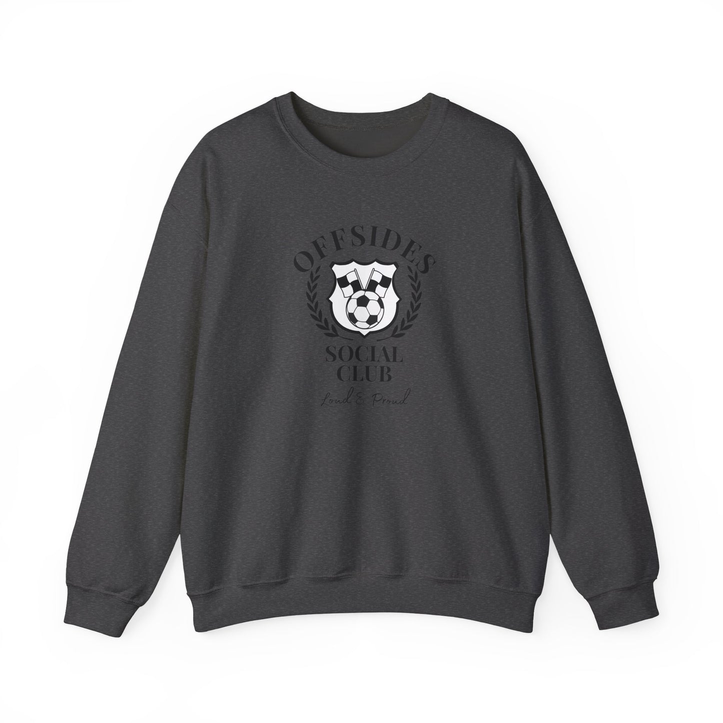 Soccer Club Crewneck Sweatshirt, Offside Sweatshirt, Sports Apparel, Gift for Soccer Fans, Casual Wear