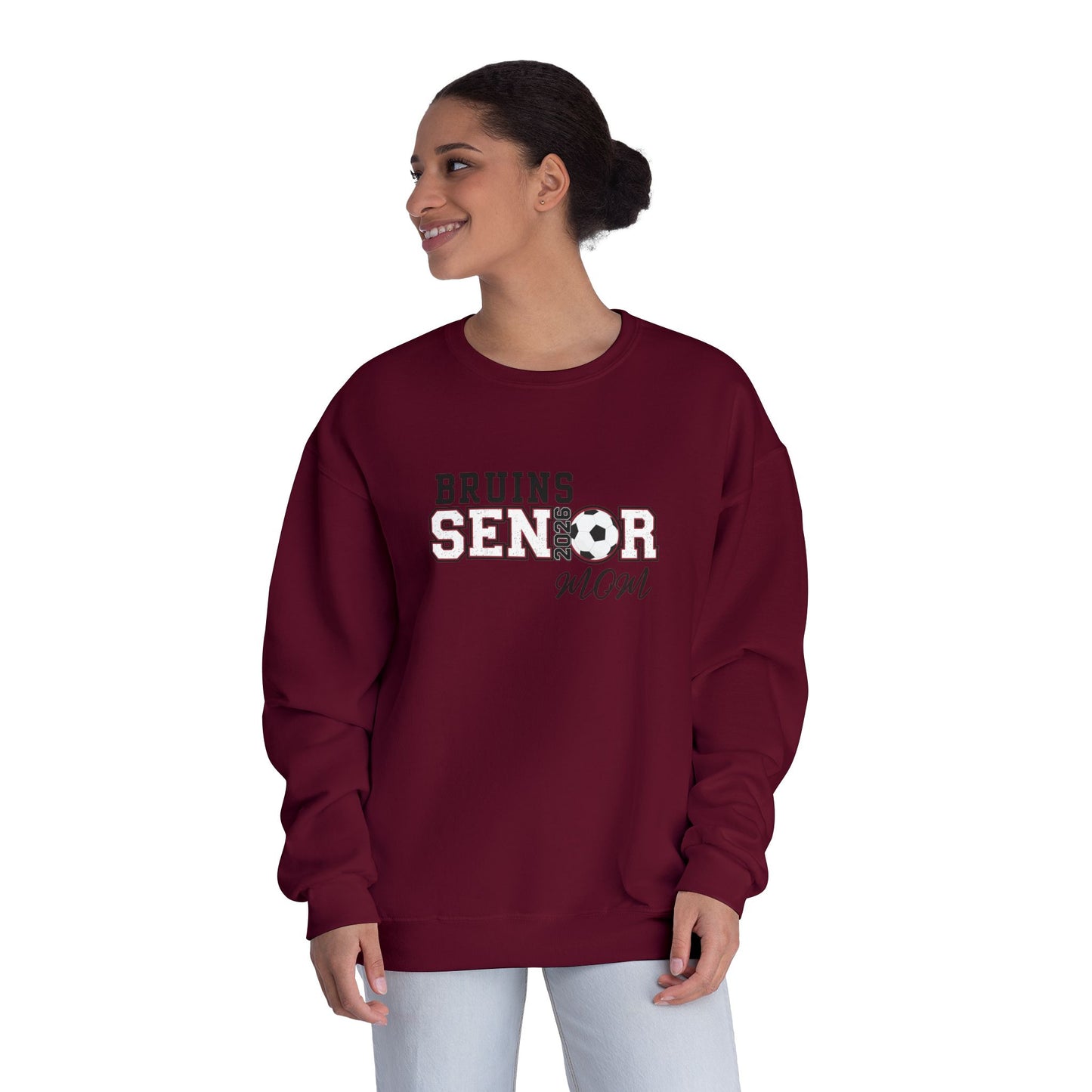 Bruins Senior Soccer Mom Sweatshirt, Graduation Apparel, School Spirit Wear