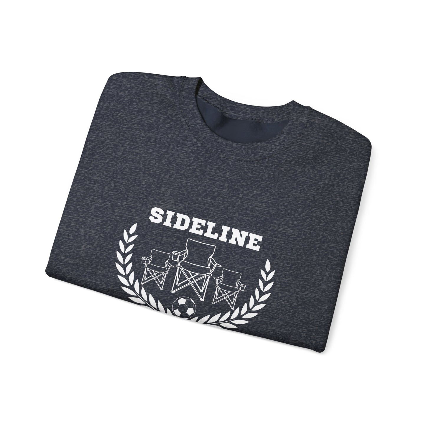 Unisex Heavy Blend™ Crewneck Sweatshirt - Sideline Social Club, Casual Sportswear, Perfect for Game Day, Gift for Soccer Lovers