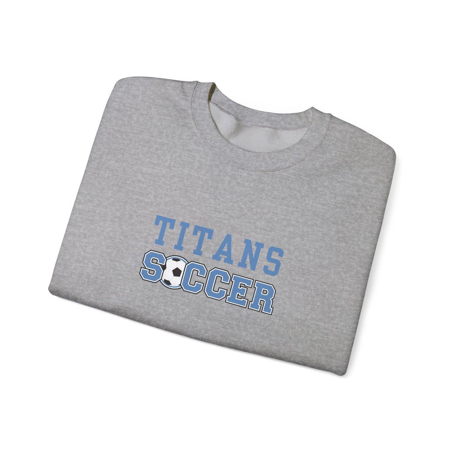 Titans Soccer Crewneck Sweatshirt, Ideal for Parents & Fans, Collins High School Soccer