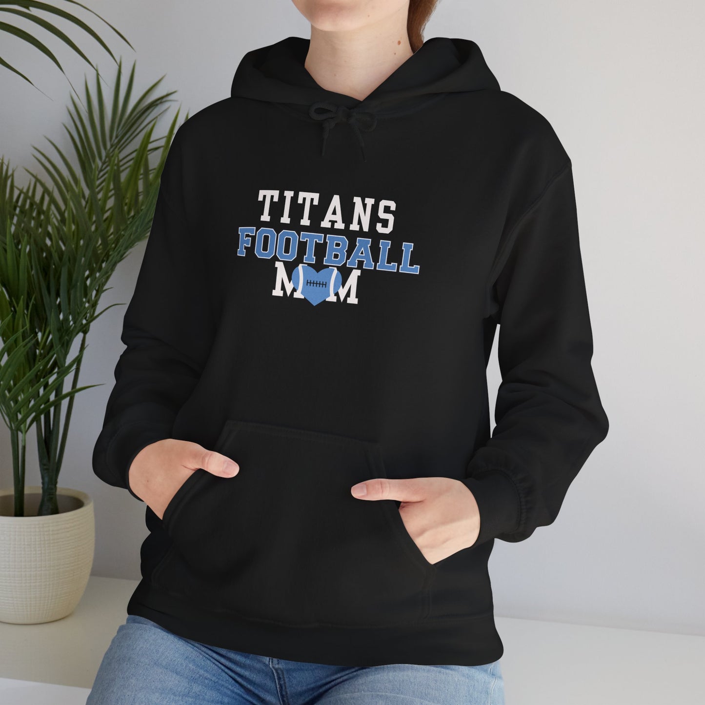 Titans Football Mom Hoodie, Game Day Apparel, Team Spirit Clothing