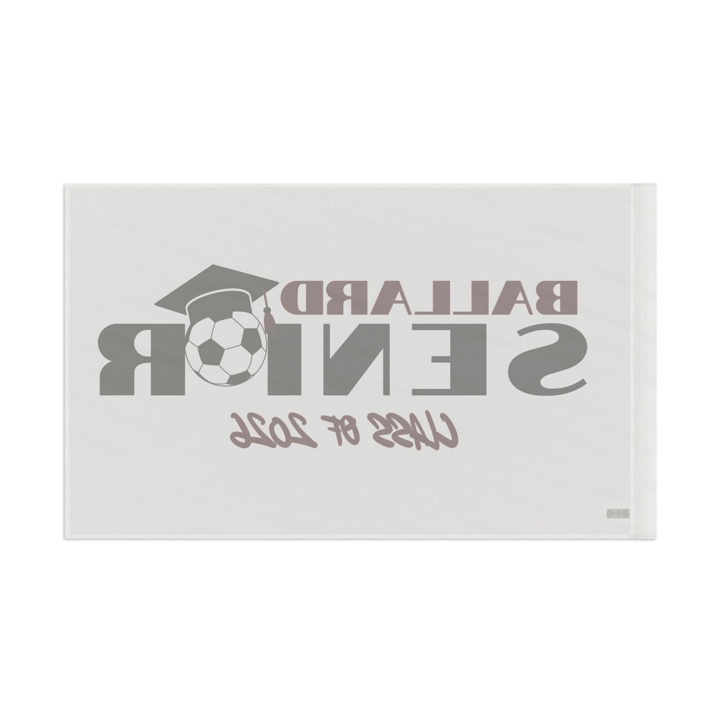 Custom Senior Flag for Graduates, Class of 2026, Soccer Decor, High School Celebration, Graduation Gift