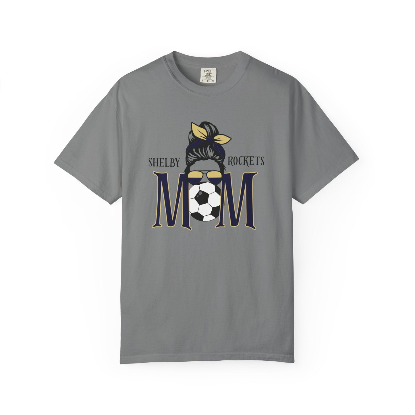Shelby Rockets Cool Soccer Mom T-Shirt, Gift for Sports Moms, Garment-Dyed Tee