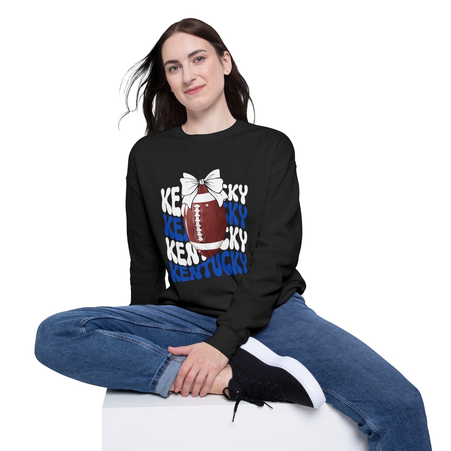 Kentucky Football Drop Shoulder Sweatshirt, Game Day Apparel, College Spirit Wear, Perfect Gift for Fans