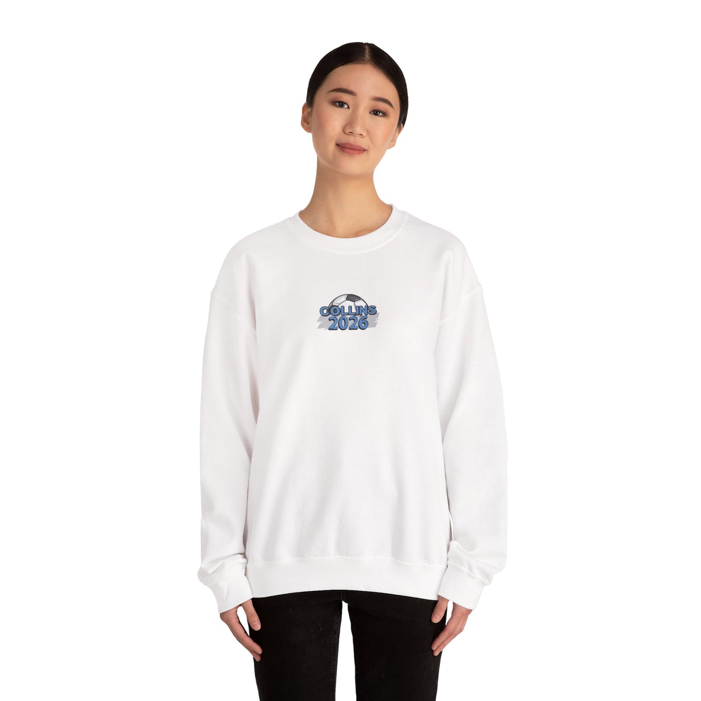Collins Soccer Seniors Crewneck Sweatshirt, Class of 2026, High School Soccer