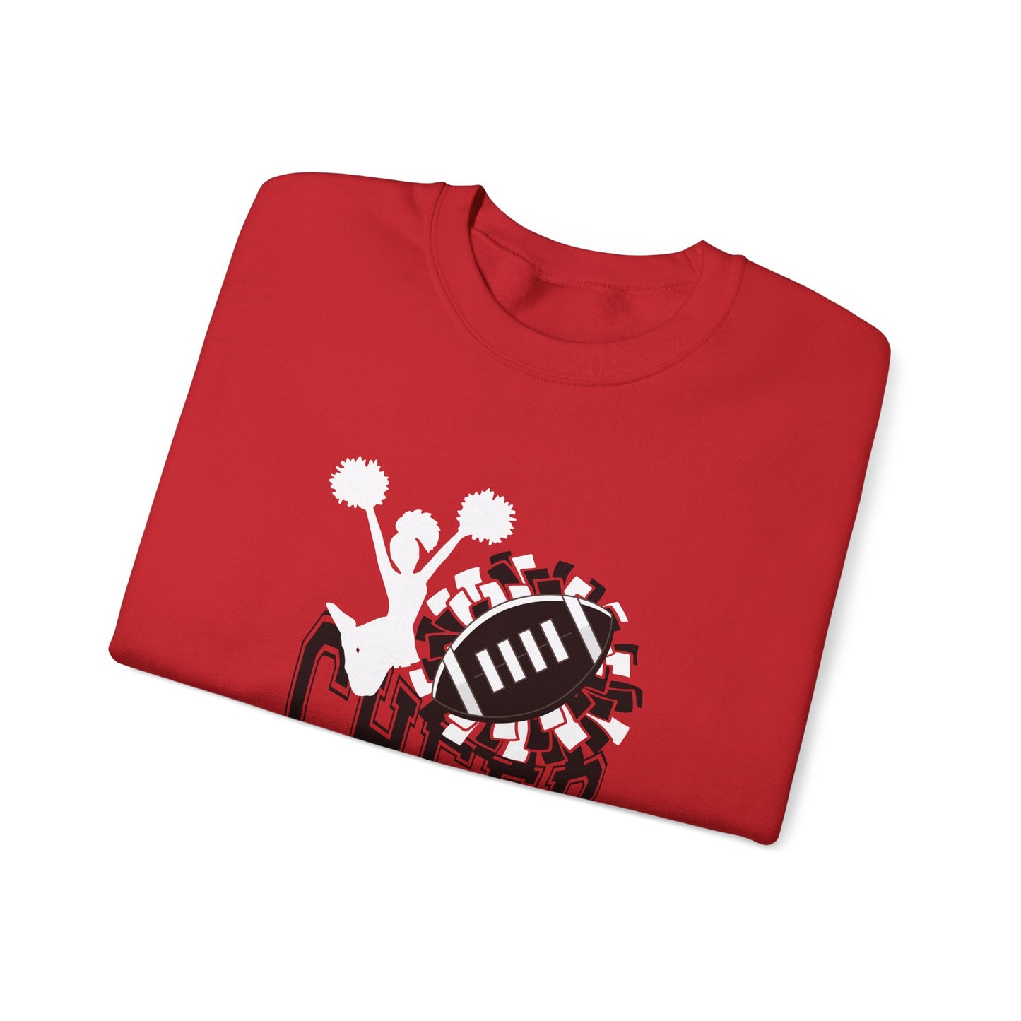 Cheer Crewneck Sweatshirt, Sports Apparel, Game Day Fashion- Can be Personalized