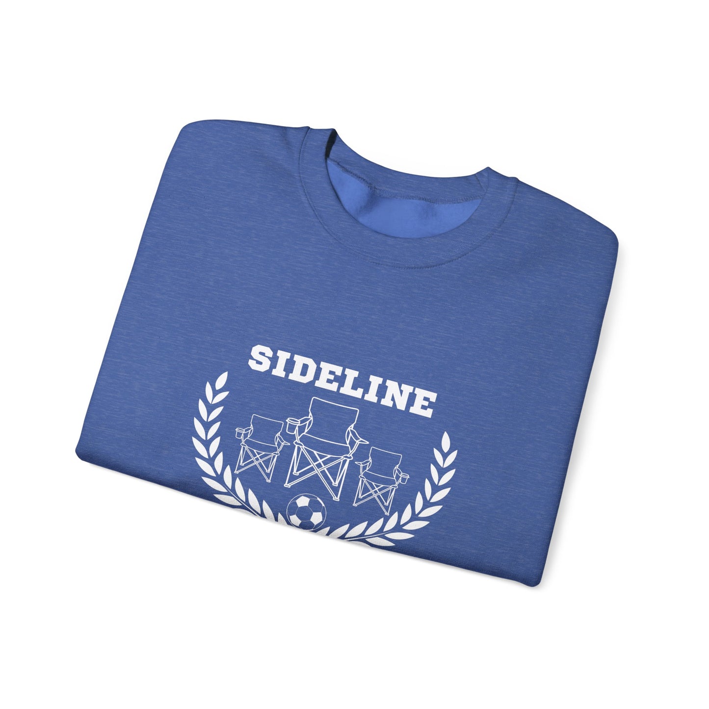 Unisex Heavy Blend™ Crewneck Sweatshirt - Sideline Social Club, Casual Sportswear, Perfect for Game Day, Gift for Soccer Lovers