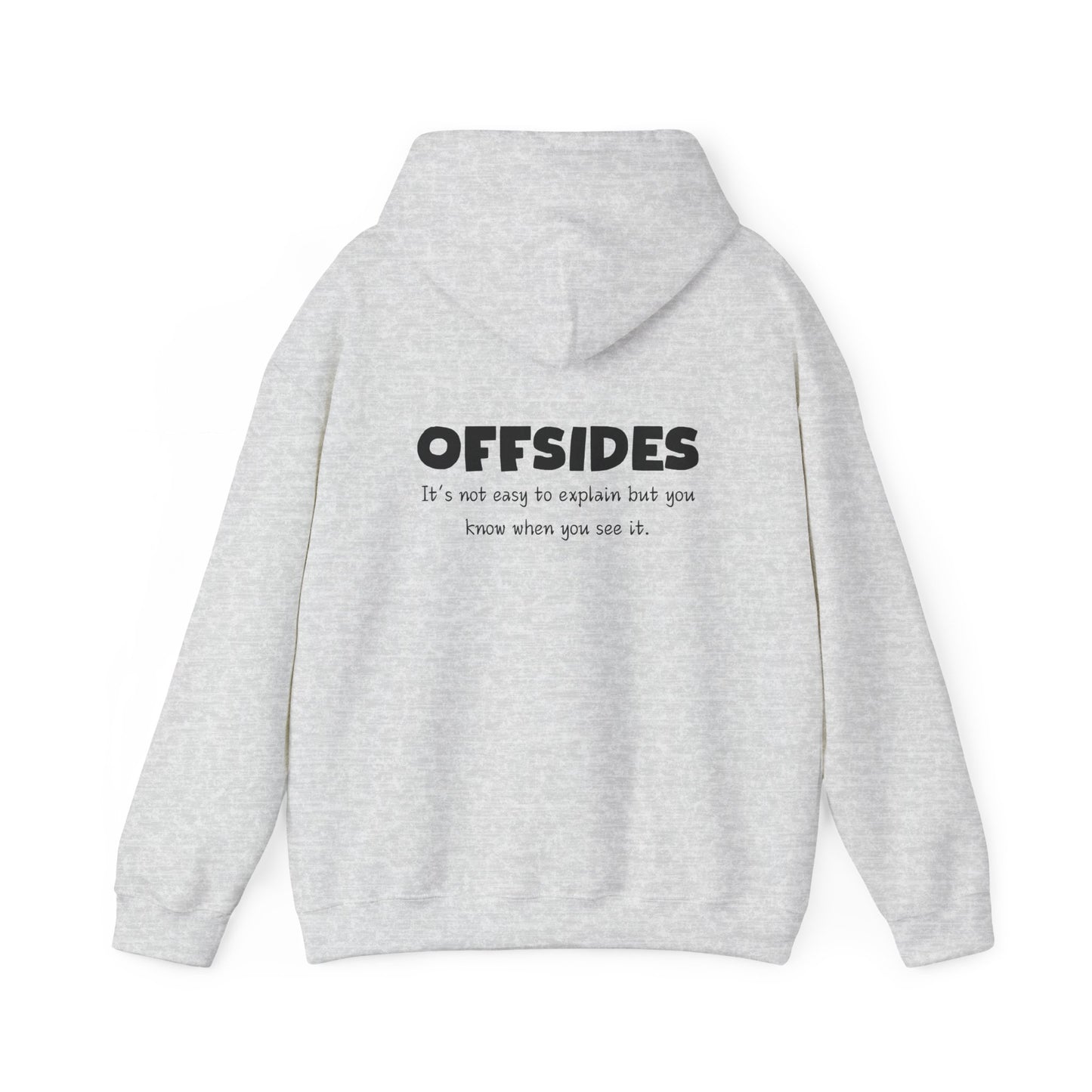 Offsides Hoodie - Cozy Unisex Pullover Sweatshirt, Perfect Gift for Soccer Lovers, Casual Wear, Unique Statement Hoodie