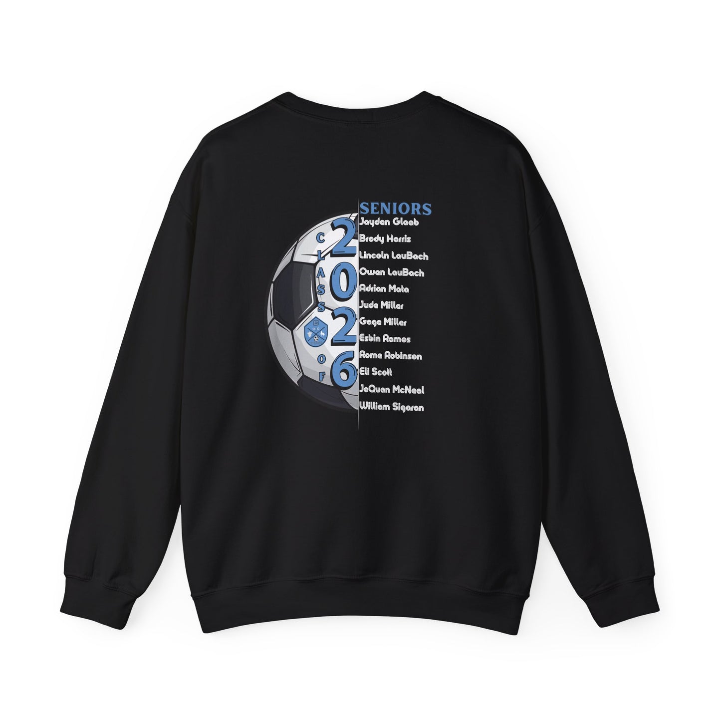 Collins Soccer Seniors Crewneck Sweatshirt (Option 2), Class of 2026, High School Soccer