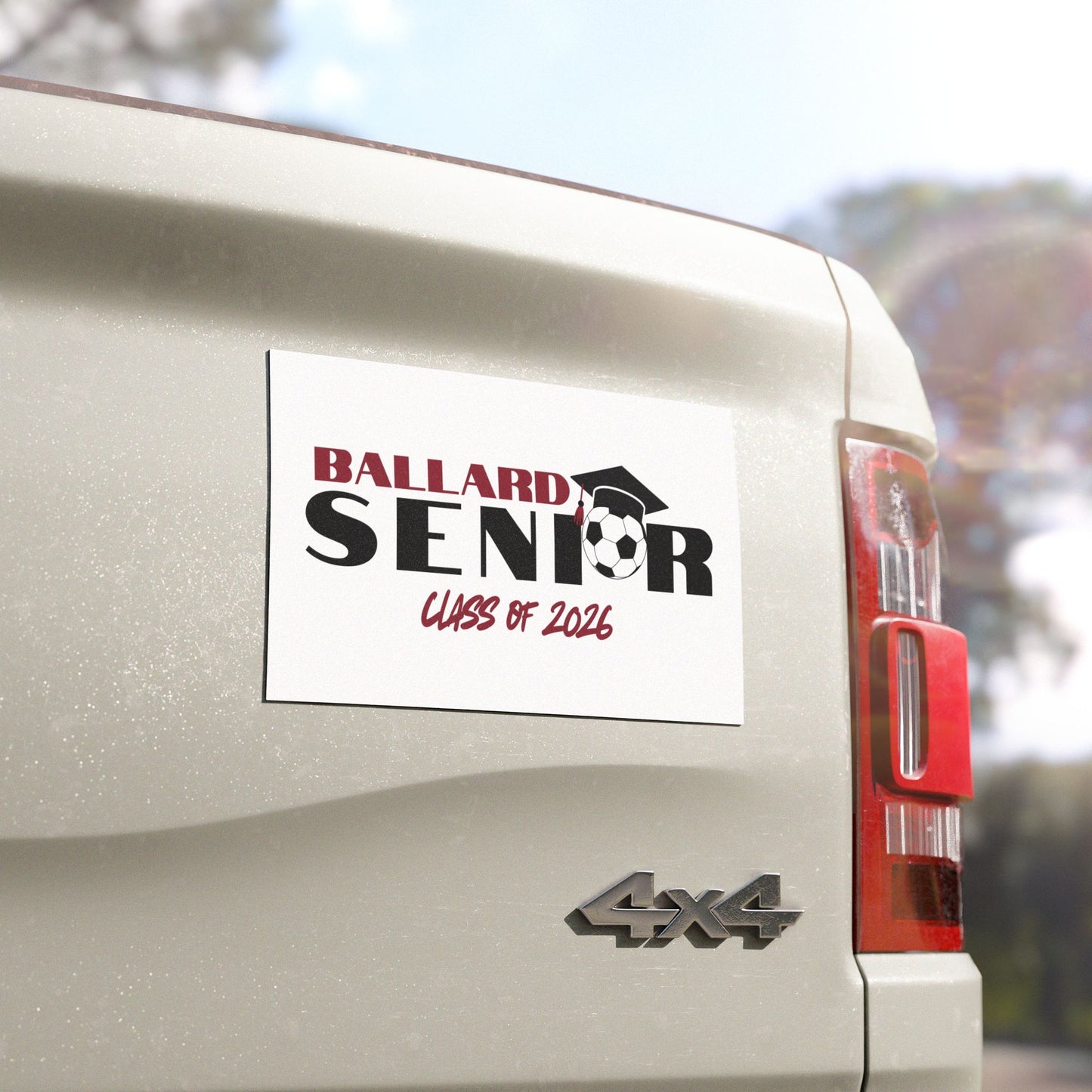 Ballard Soccer Senior Car Magnets, Class of 2026, Custom Vehicle Decals, Graduation Gift, Senior Pride Decorations,