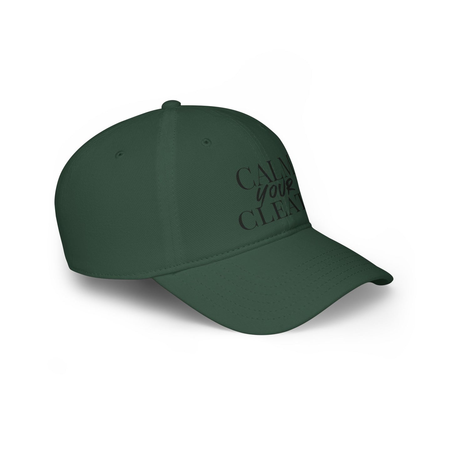 Calm Your Cleats, Casual Sports Hat, Soccer Gift, Relaxed Fit Cap, Vintage Style Cap, Gift for Him/Her