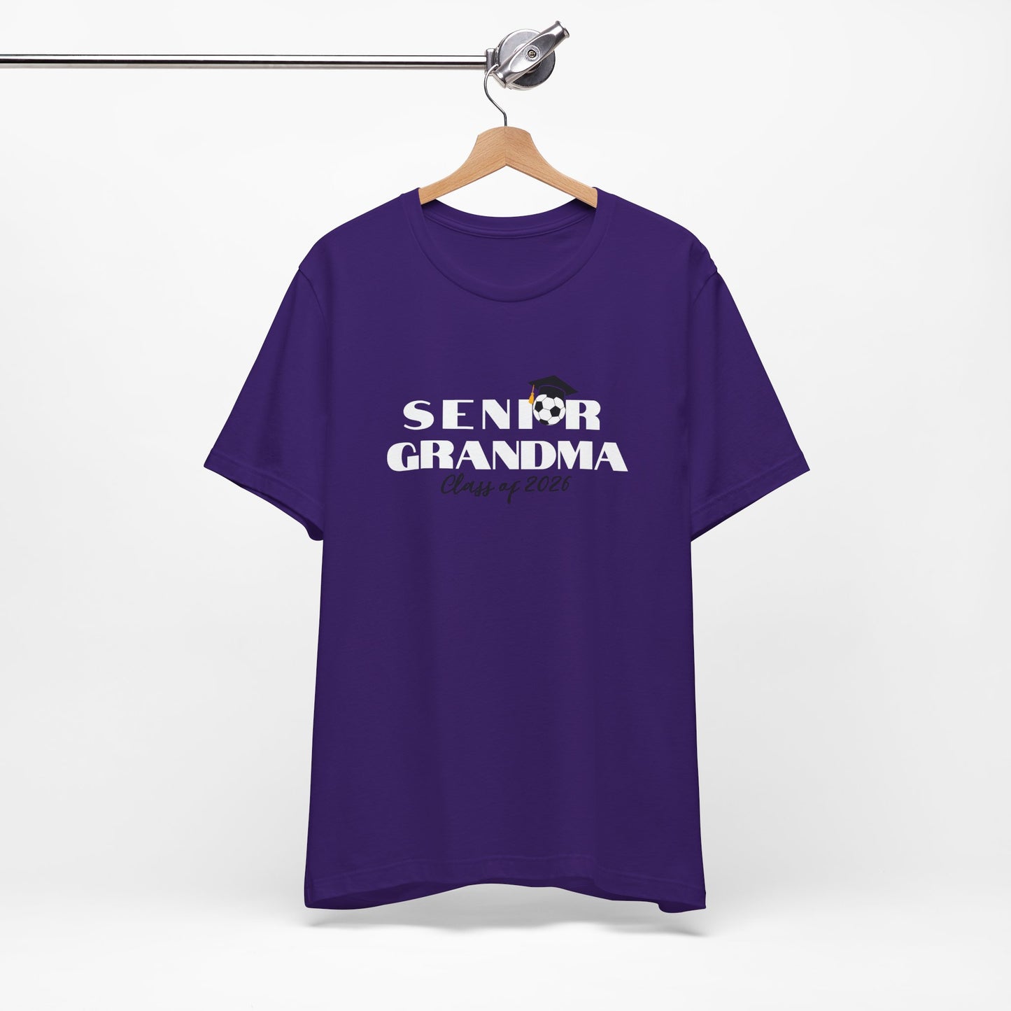 Soccer Senior Grandma Jersey T-Shirt, Class of 2026 Shirt, Gift for Graduation, Family Celebration