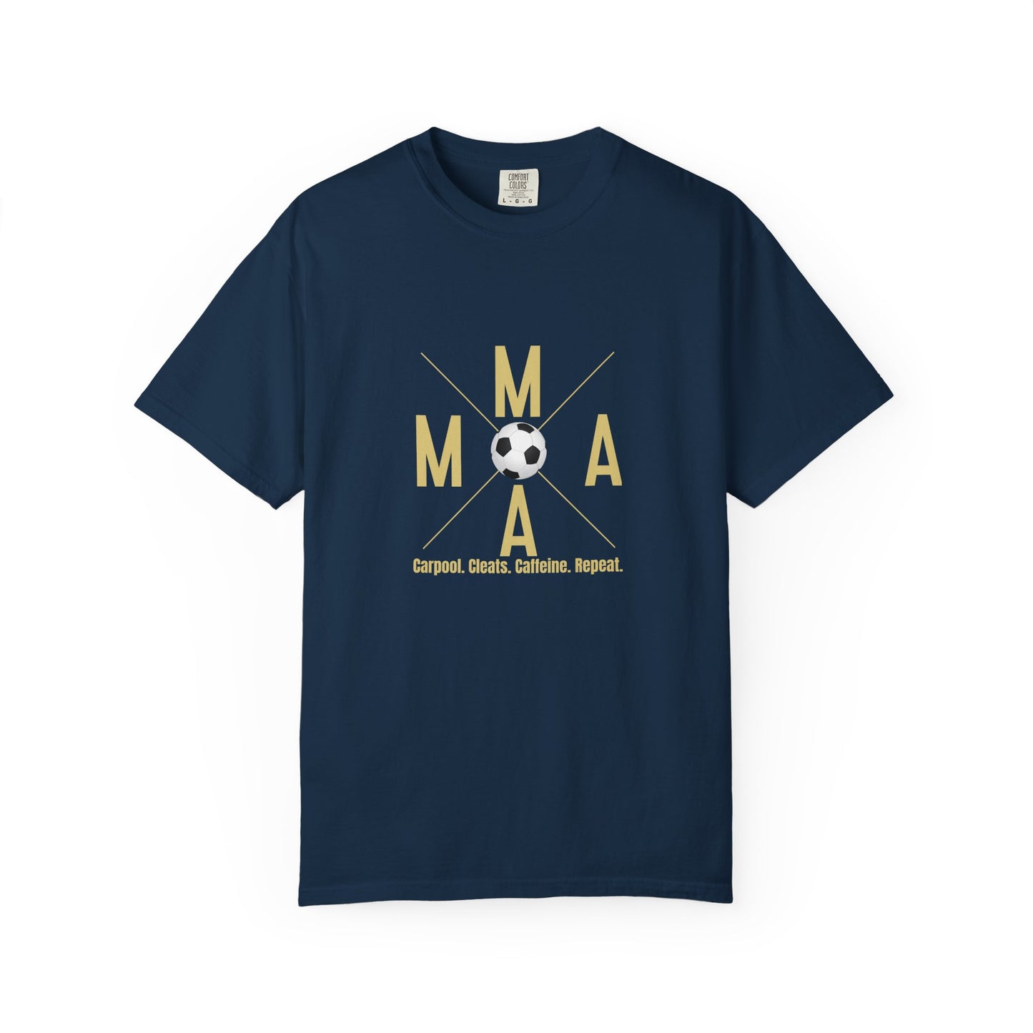 Soccer MAMA Garment-Dyed T-shirt, Sports Tees, Gift for Soccer Fans