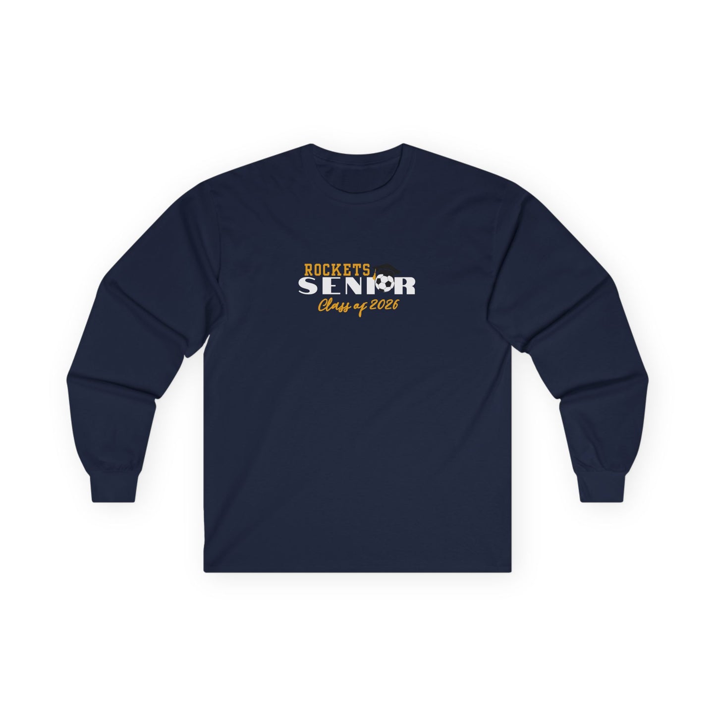 Shelby County Class of 2026 Long Sleeve Tee, Soccer Graduation Gift, Unisex Cotton Shirt, School Spirit Wear, College Apparel, Senior Year Merchandise