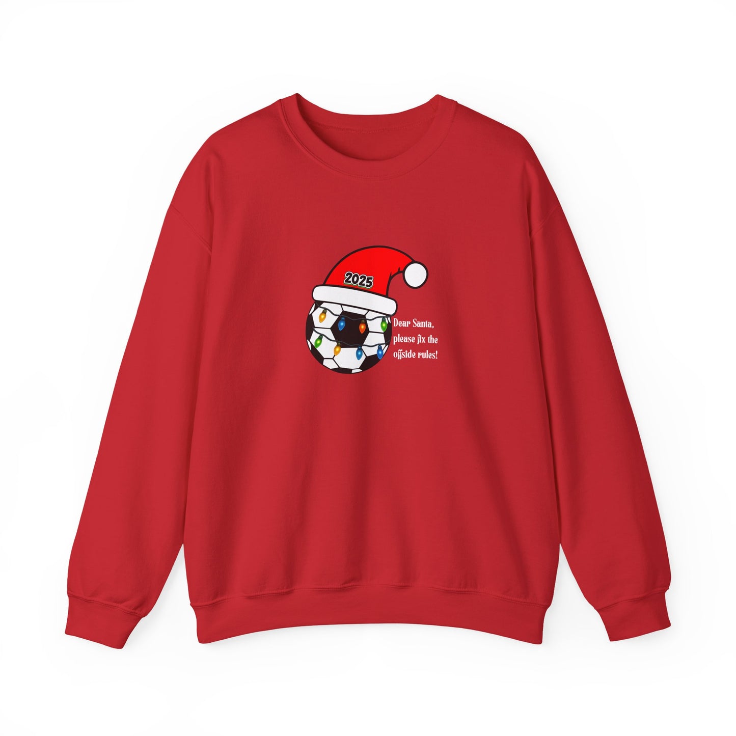 Soccer Ball Holiday Crewneck Sweatshirt – Fix Offsides