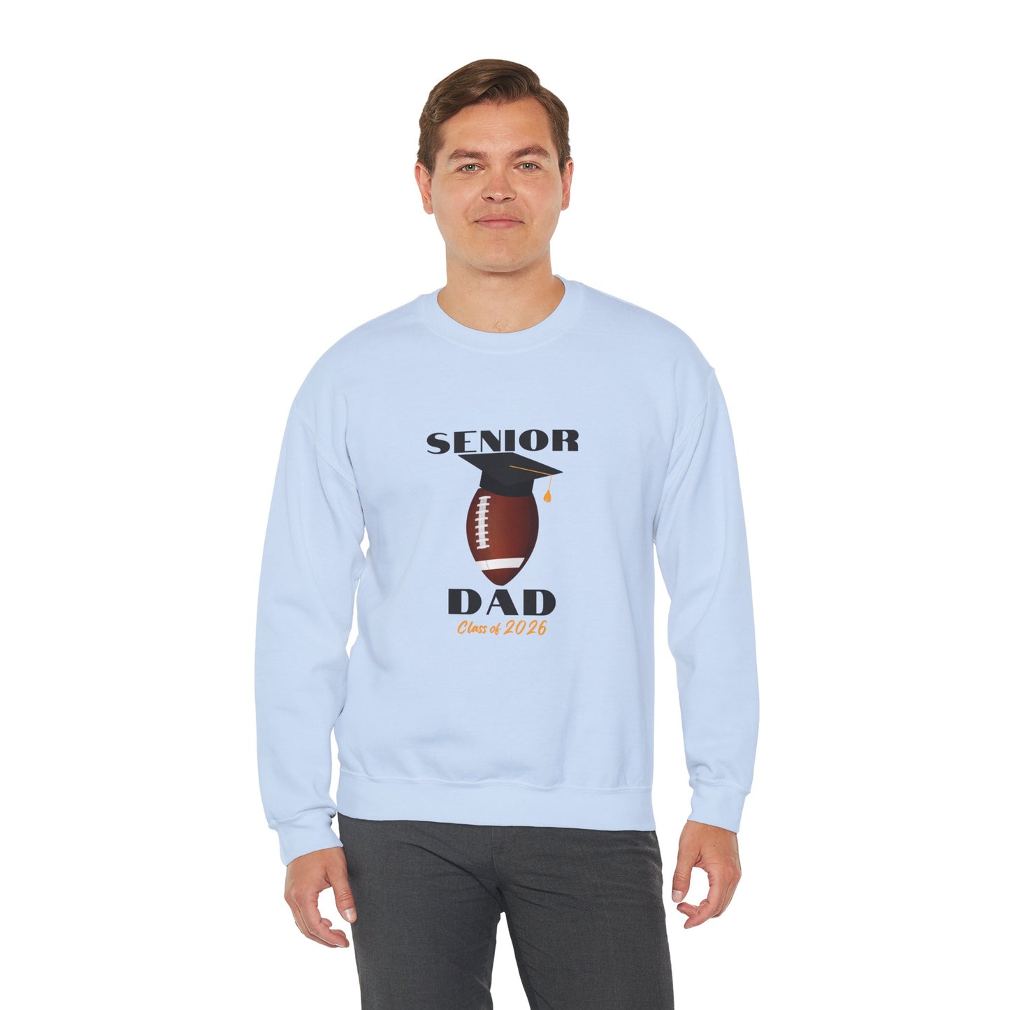 Senior Dad Crewneck Sweatshirt, Football Dad, Football Fan Apparel, Cozy Sweatshirt for Dads