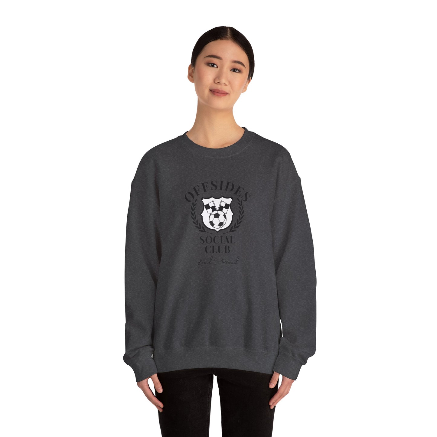 Soccer Club Crewneck Sweatshirt, Offside Sweatshirt, Sports Apparel, Gift for Soccer Fans, Casual Wear