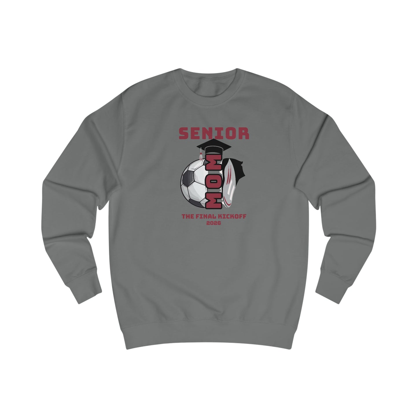 Senior Soccer Sweatshirt, Game Day Attire, Team Spirit Apparel, Soccer Mom
