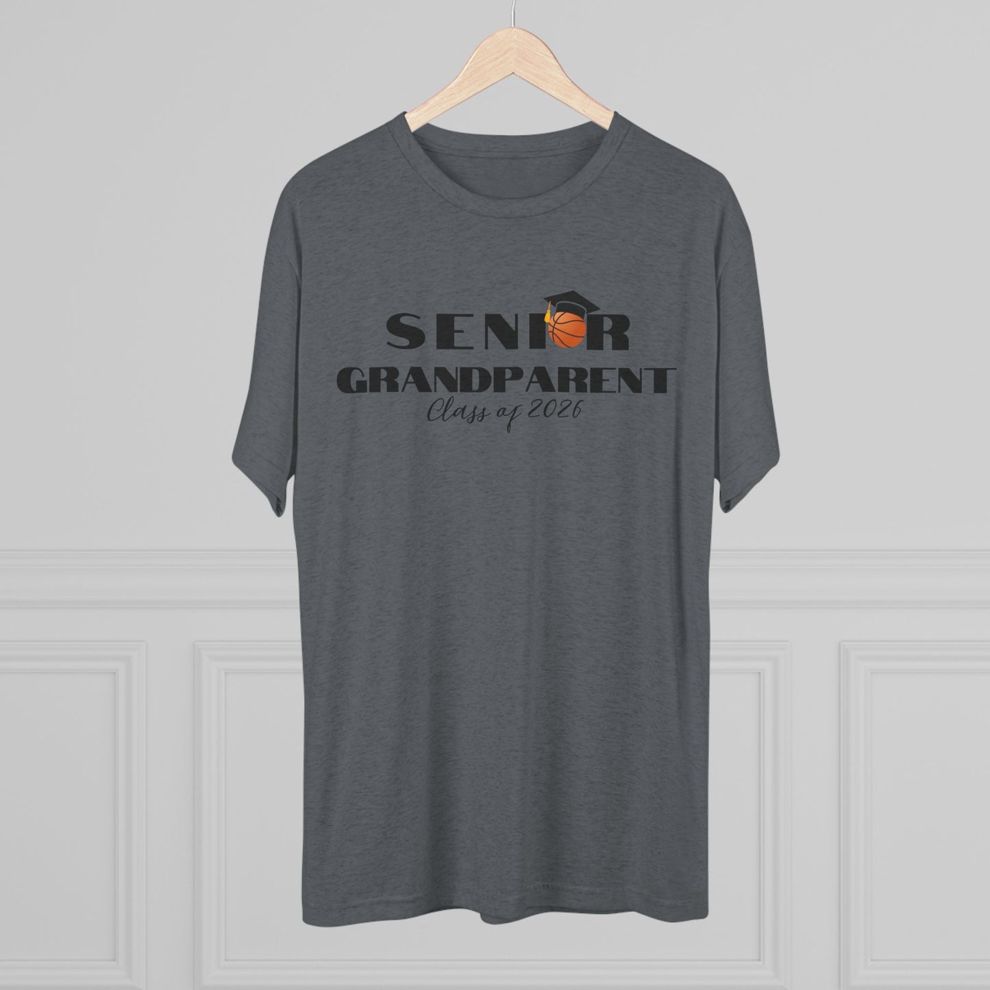 Senior Basketball Grandparent Crew Tee, Graduation, Unisex Shirt, Class of 2026 Apparel