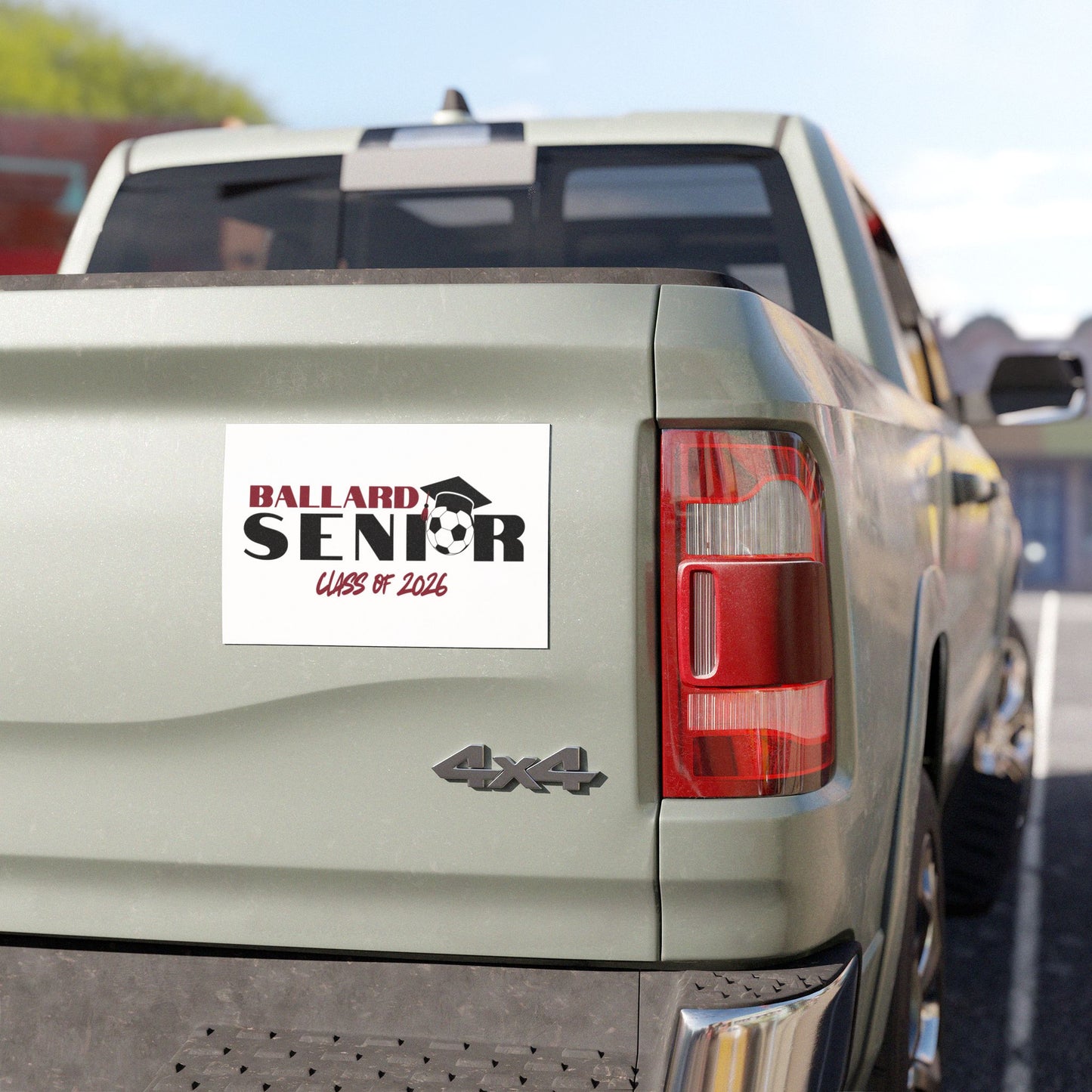 Ballard Soccer Senior Car Magnets, Class of 2026, Custom Vehicle Decals, Graduation Gift, Senior Pride Decorations,
