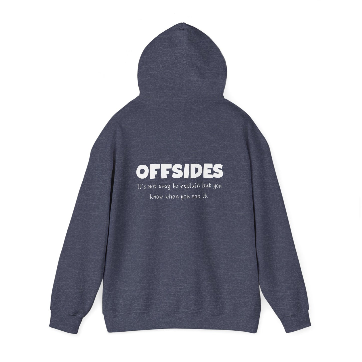 Offsides Hoodie - Cozy Unisex Pullover Sweatshirt, Perfect Gift for Soccer Lovers, Casual Wear, Unique Statement Hoodie