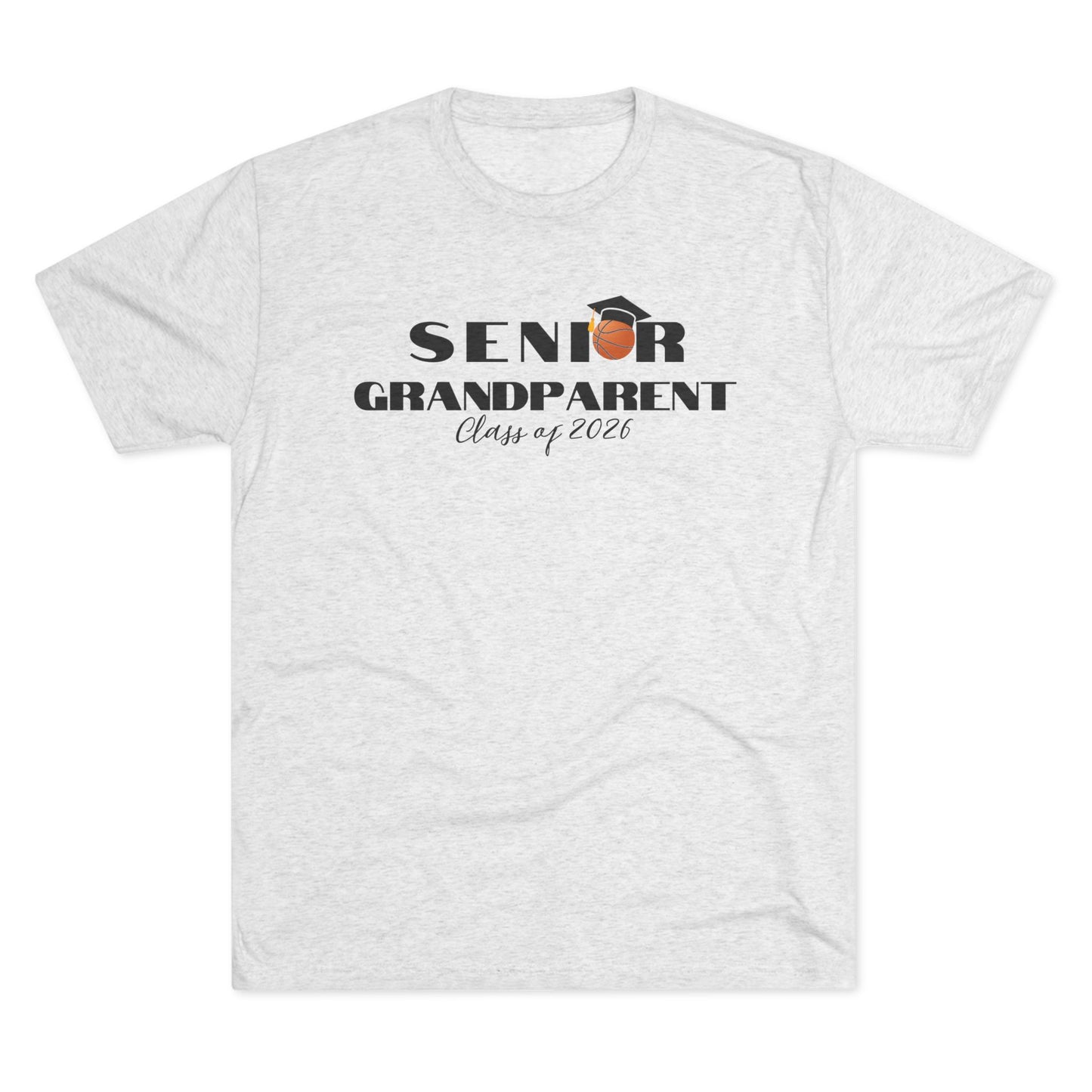Senior Basketball Grandparent Crew Tee, Graduation, Unisex Shirt, Class of 2026 Apparel
